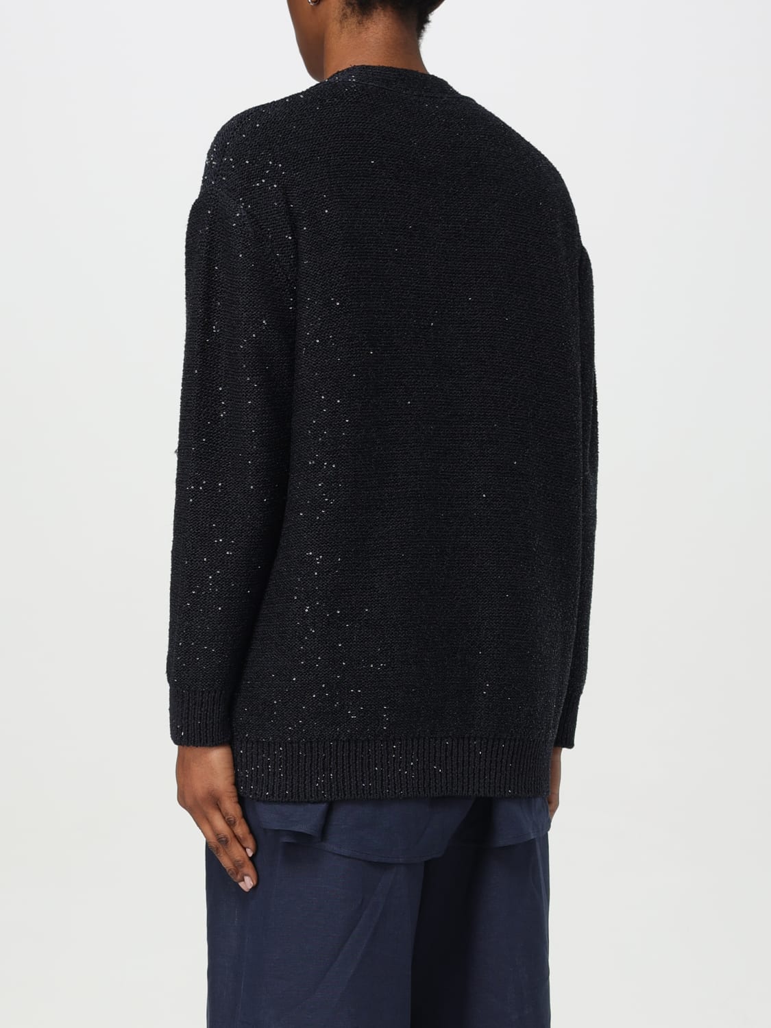 FABIANA FILIPPI JERSEY: Jersey mujer Fabiana Filippi, Azul Oscuro - Img 2