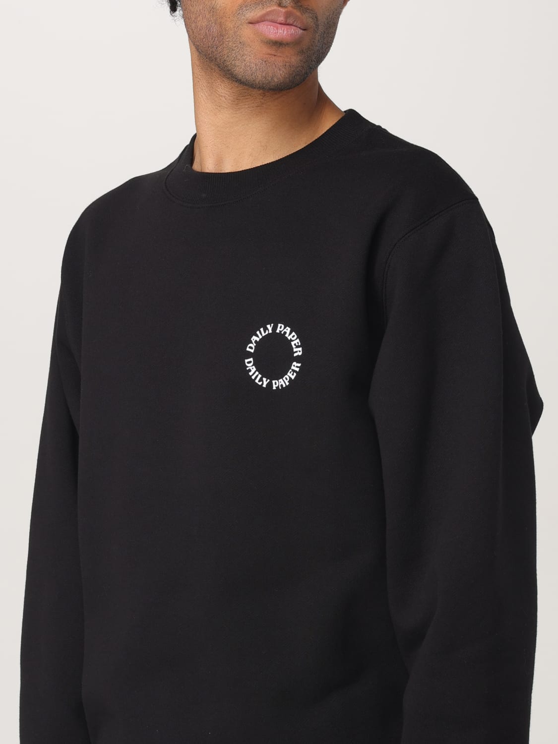 DAILY PAPER SWEATSHIRT: Pullover herren Daily Paper, Schwarz - Img 3