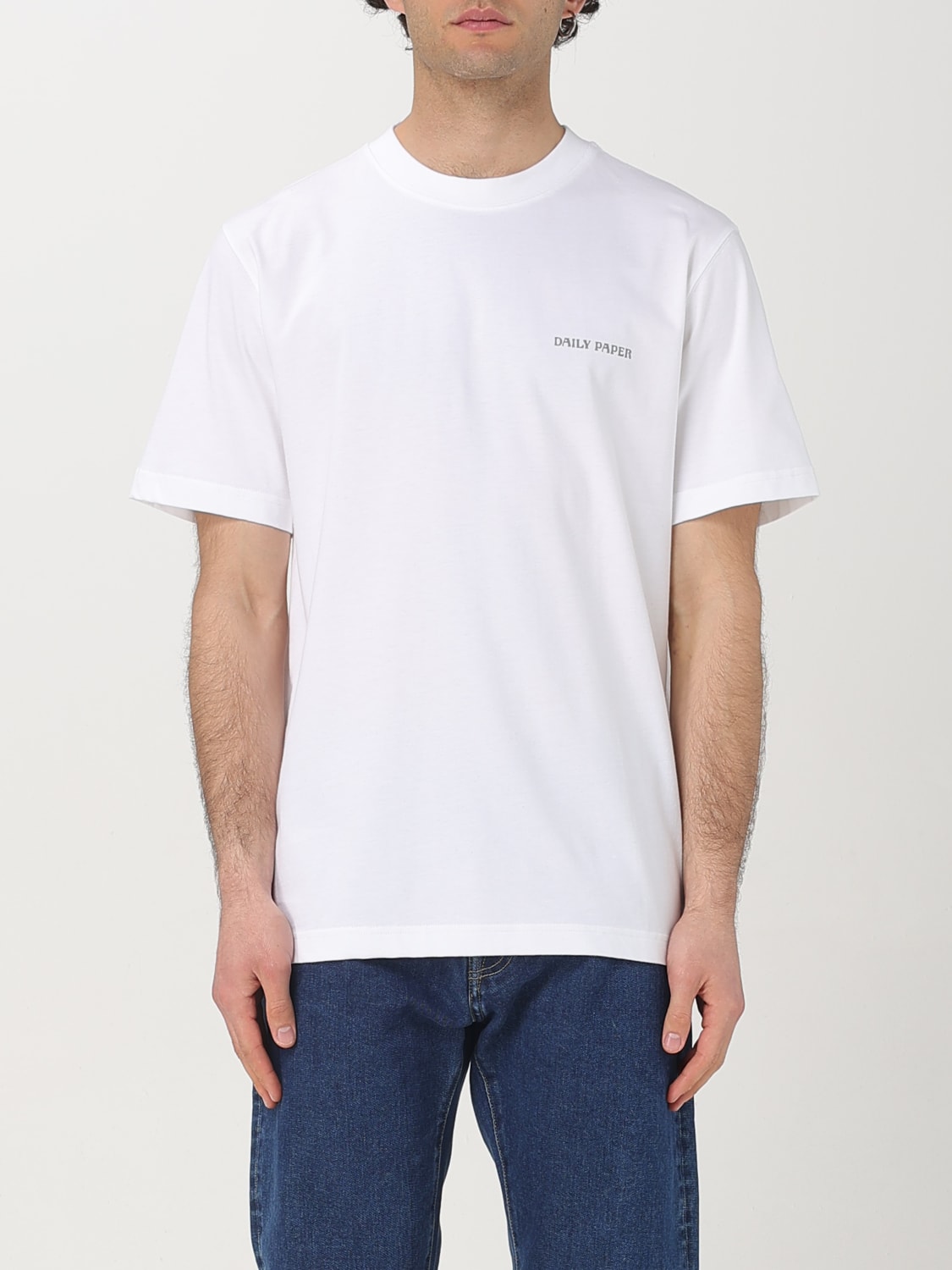 DAILY PAPER T-SHIRT: T-shirt men Daily Paper, White - Img 1