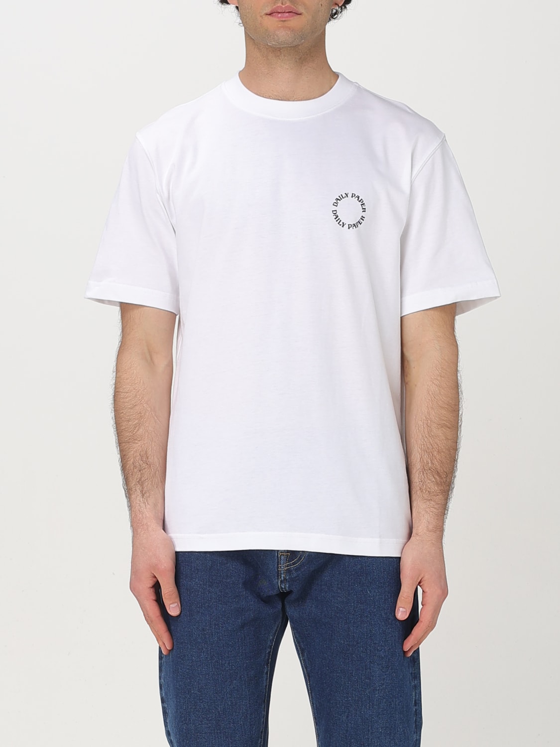 DAILY PAPER T-SHIRT: T-shirt men Daily Paper, White - Img 1