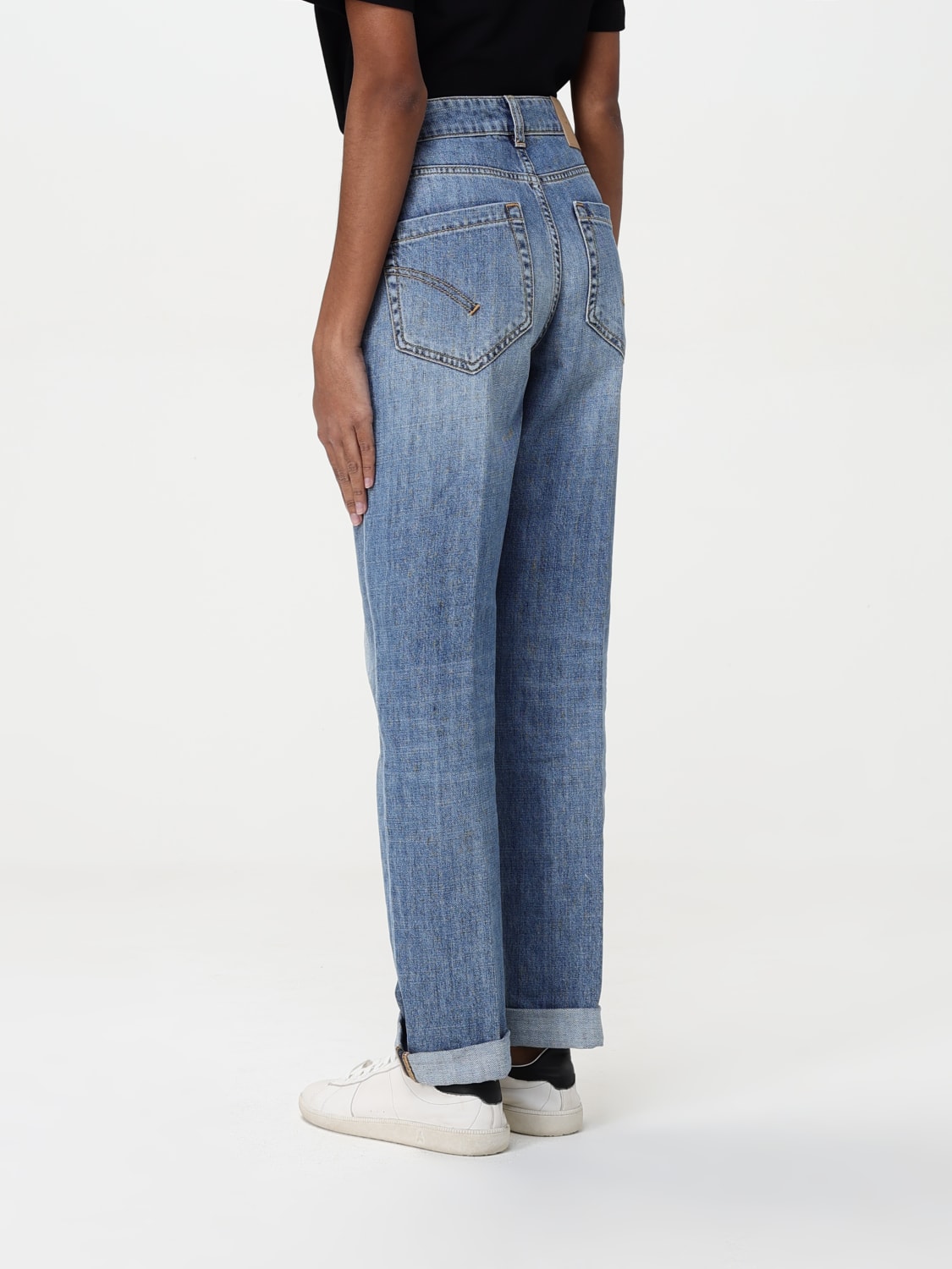 パンツ DONDUP Women Straight Pants DP26BL DF0263 IN8800 Blue DONDUP: Jeans woman - Blue | Dondup jeans DP26BLDF0263DIN8
