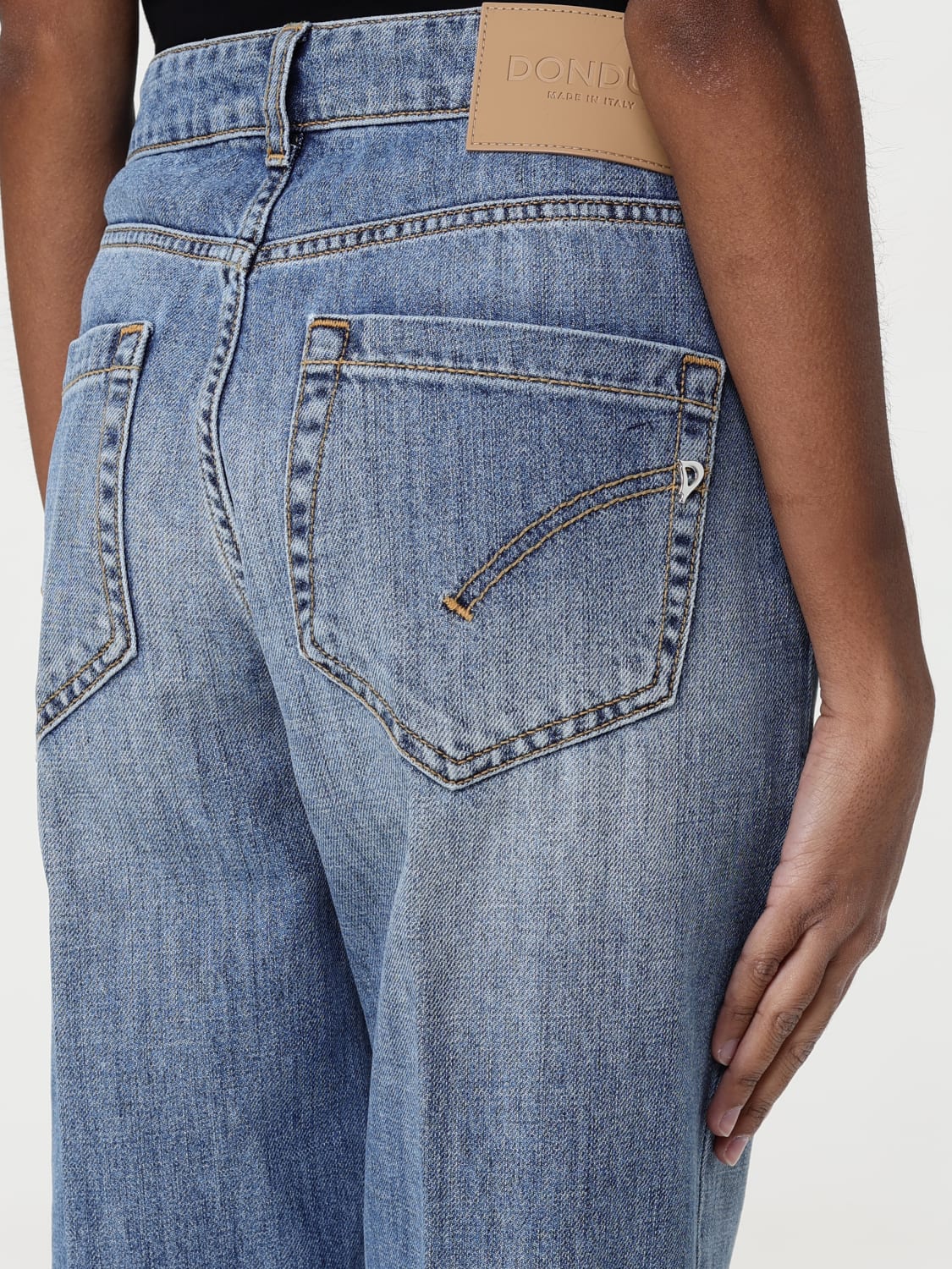 パンツ DONDUP Women Straight Pants DP26BL DF0263 IN8800 Blue DONDUP: Jeans woman - Blue | Dondup jeans DP26BLDF0263DIN8
