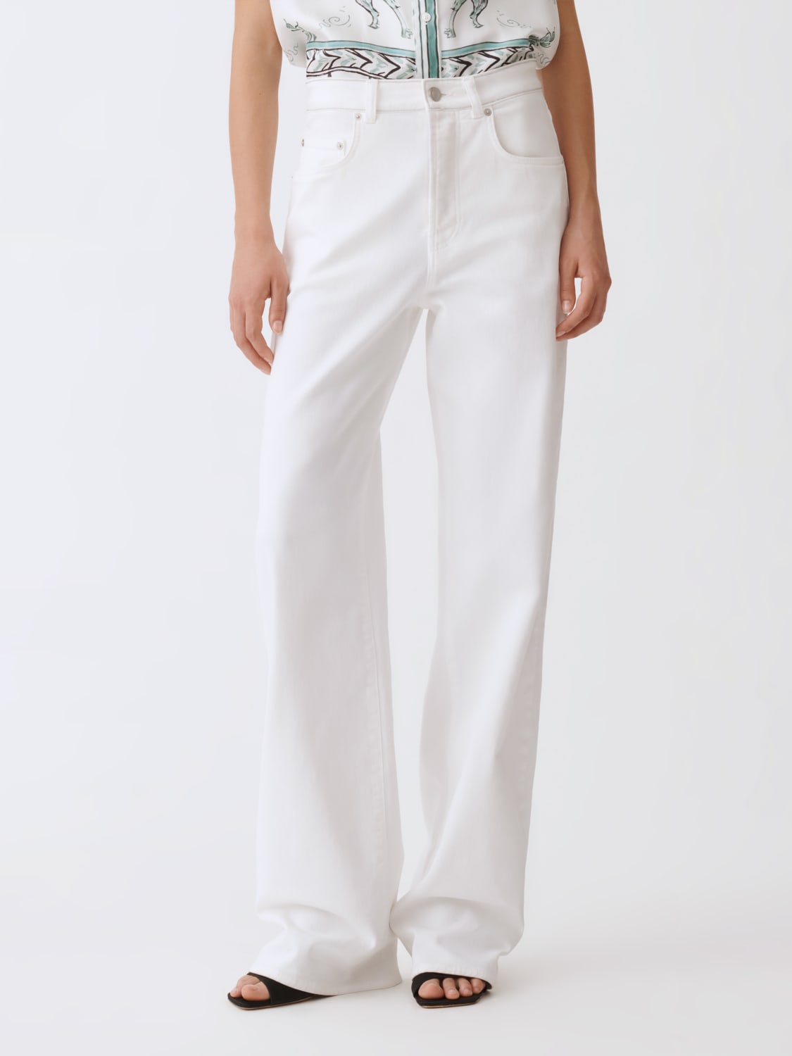 FABIANA FILIPPI: Pants woman - White | Fabiana Filippi jeans