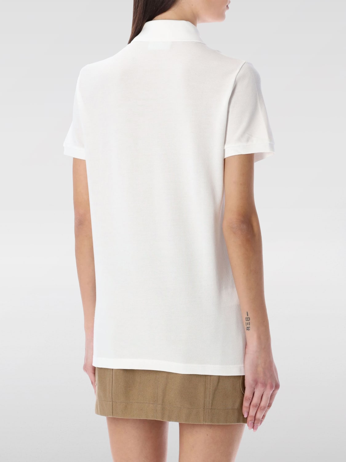 LACOSTE POLO衫: T恤 女士 Lacoste, 白色 - Img 2