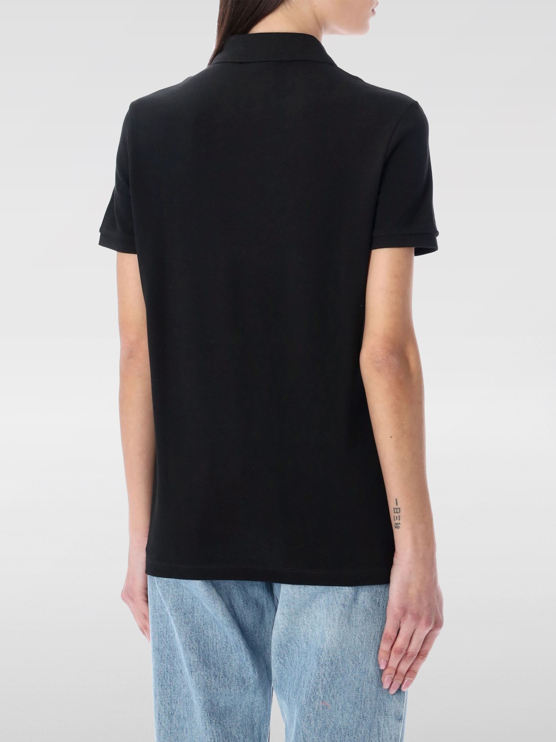 LACOSTE POLO: T-shirt damen Lacoste, Schwarz - Img 2