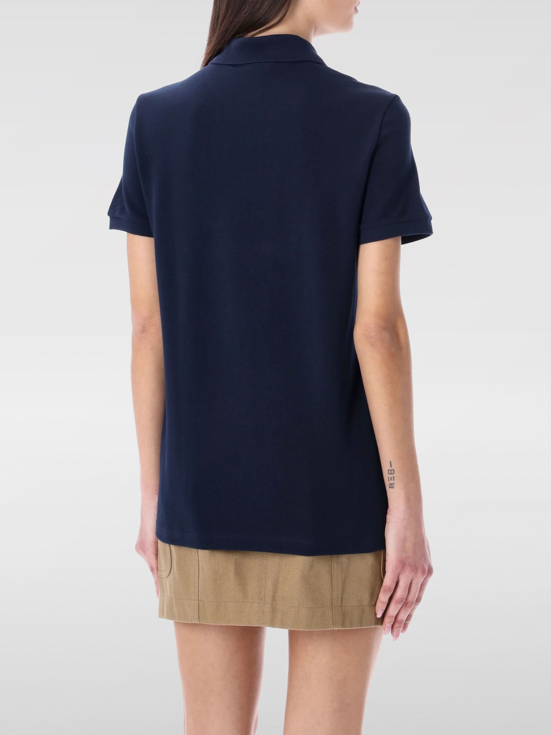 LACOSTE POLO SHIRT: T-shirt woman Lacoste, Navy - Img 2