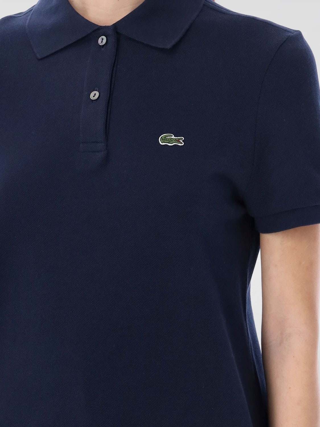 LACOSTE: T-shirt woman - Navy | Lacoste polo shirt PF7839