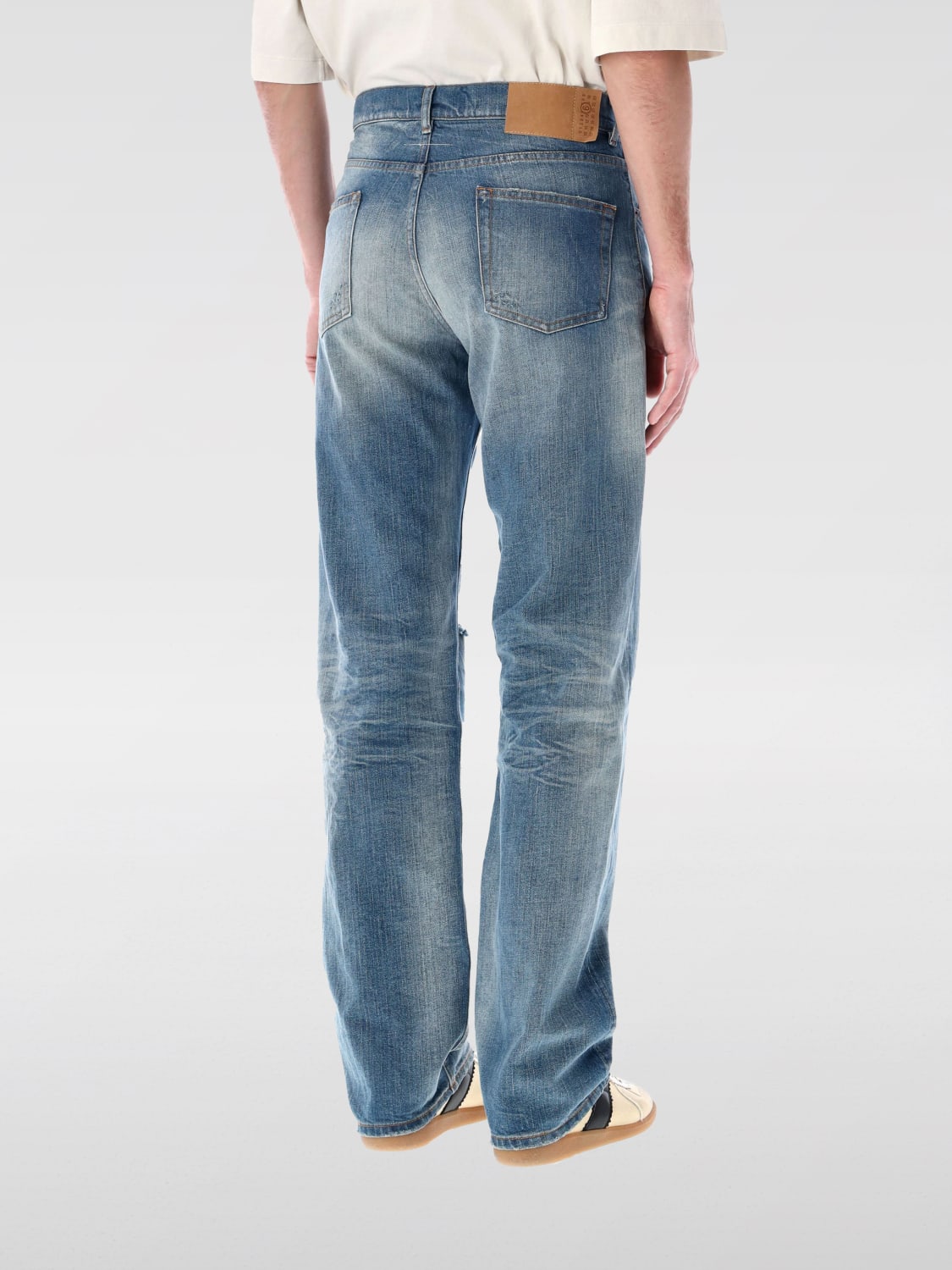 MM6 MAISON MARGIELA JEANS: Jeans MM6 Maison Margiela in denim , Blue - Img 2