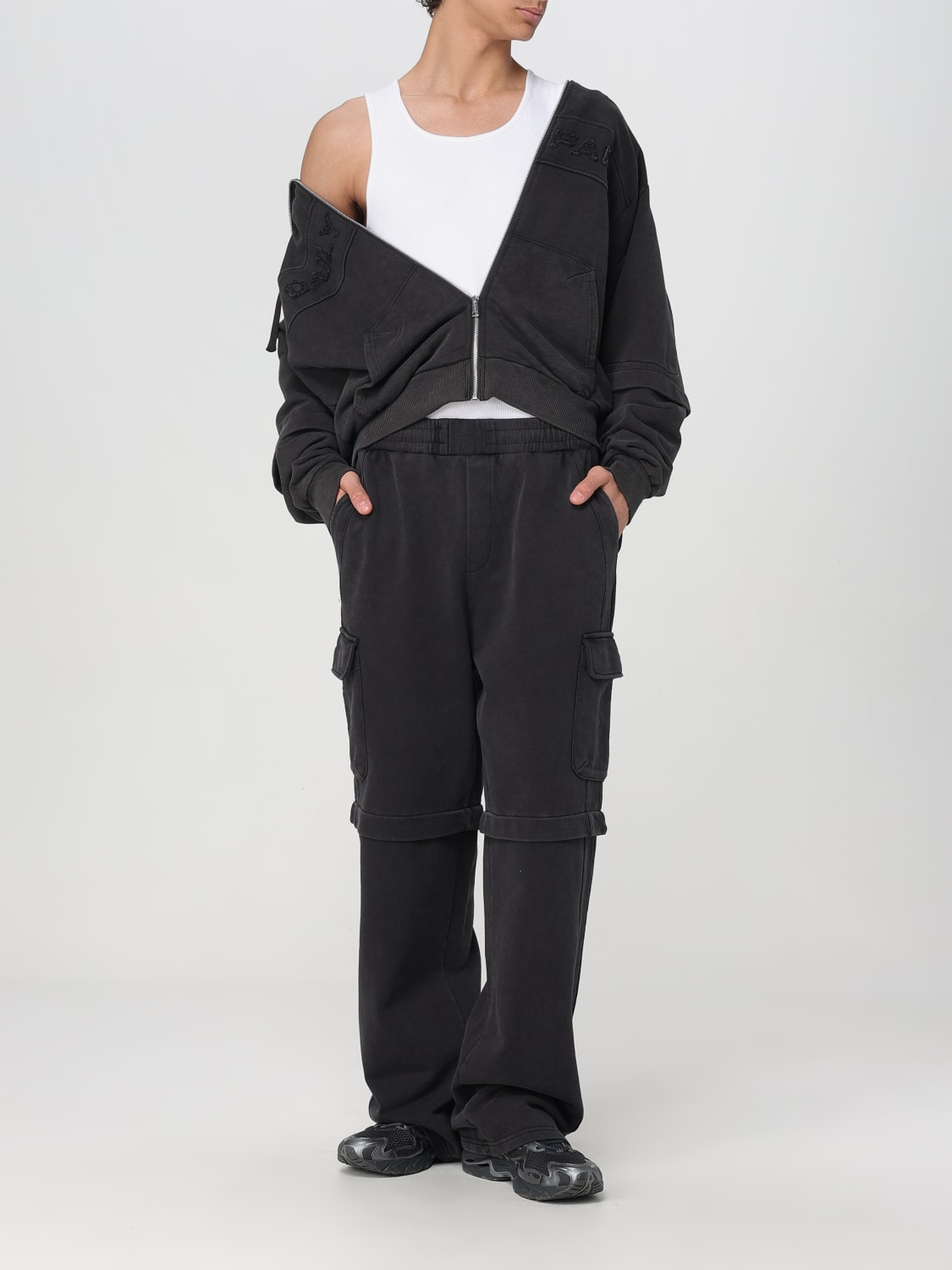 DAILY PAPER SWEATSHIRT: Sweatshirt men Daily Paper, Black - Img 2