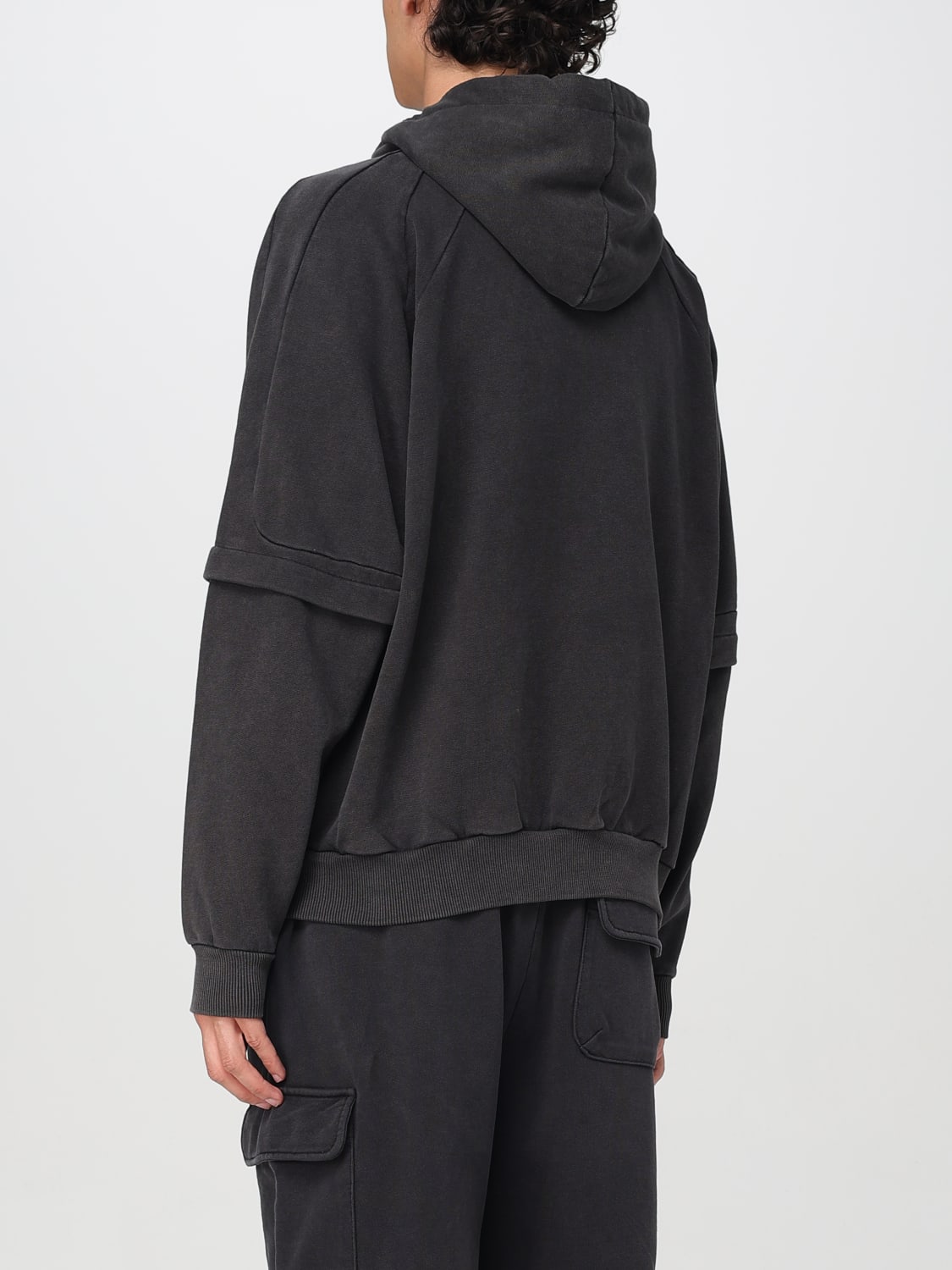 DAILY PAPER SWEATSHIRT: Sweatshirt men Daily Paper, Black - Img 3