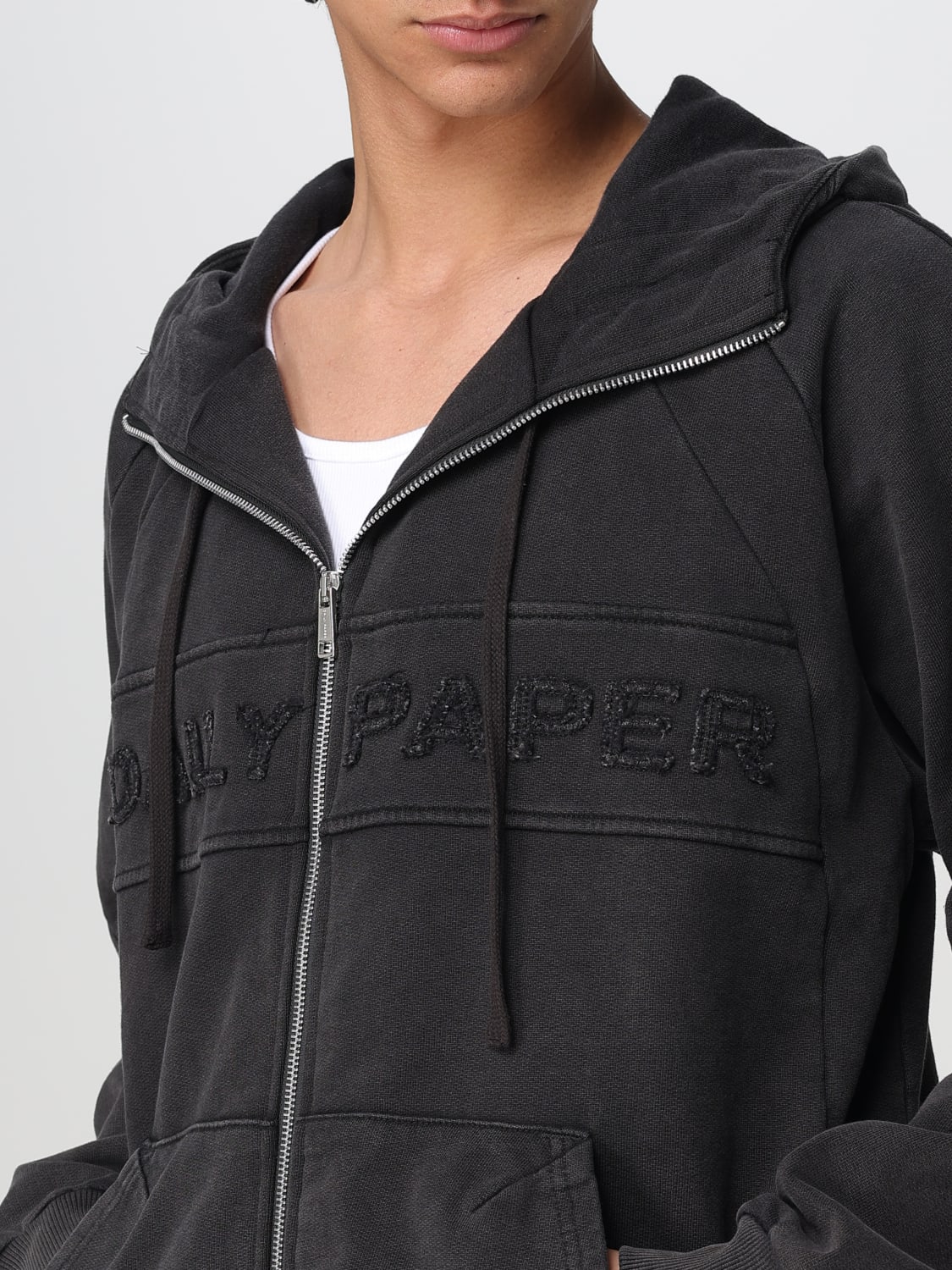 DAILY PAPER SWEATSHIRT: Sweatshirt men Daily Paper, Black - Img 5