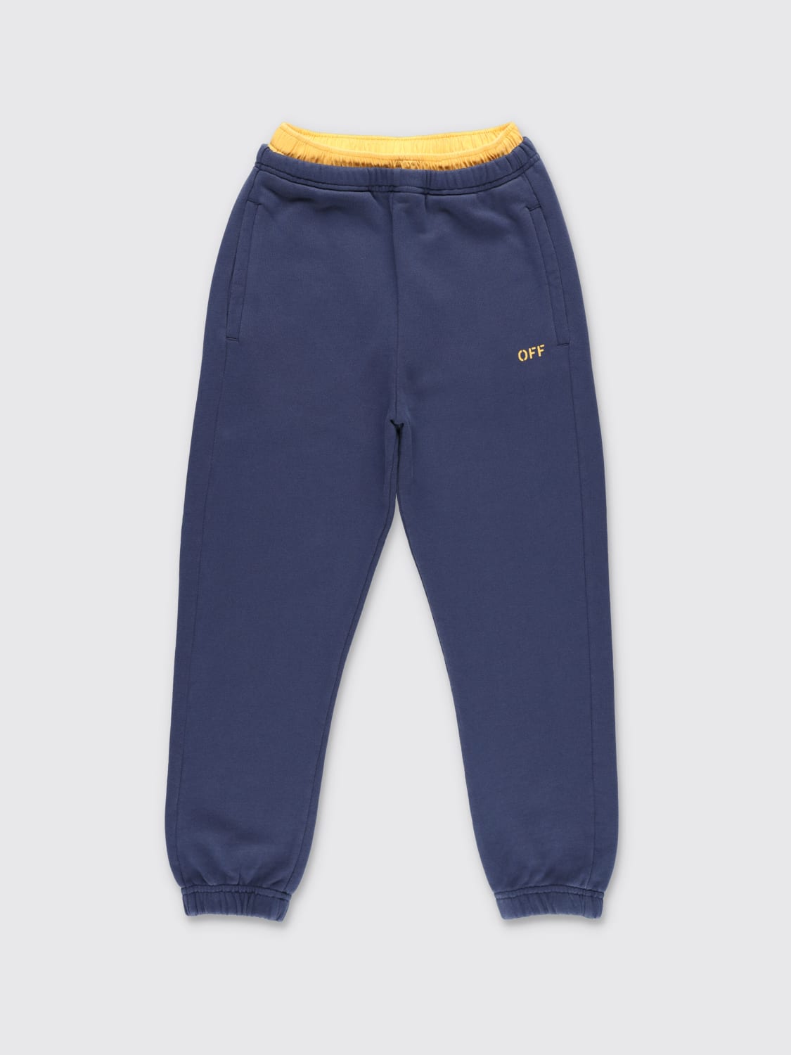 OFF-WHITE KIDS PANTS: Pants kids Off-white Kids, Blue - Img 1