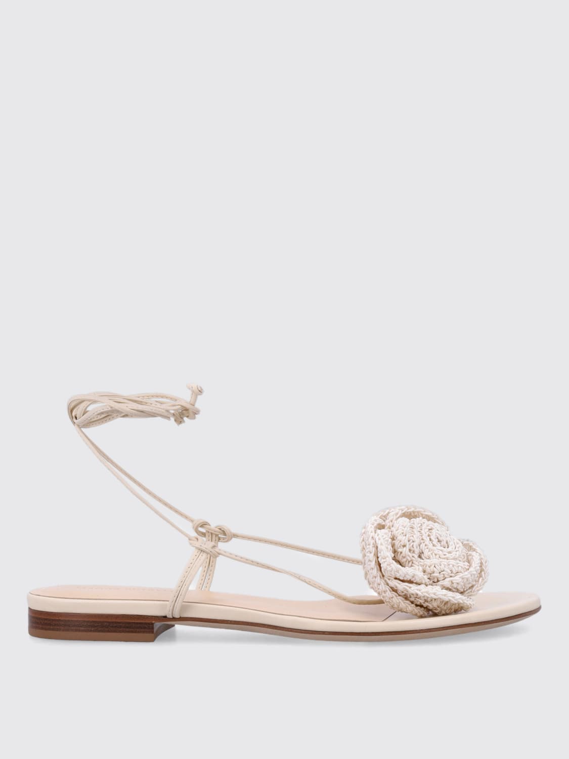 シューズ・サンダルその他 MAGDA BUTRYM Woman Flat sandals White 517523 CREAM MAGDA BUTRYM: Flat shoes woman - White | Magda Butrym flat