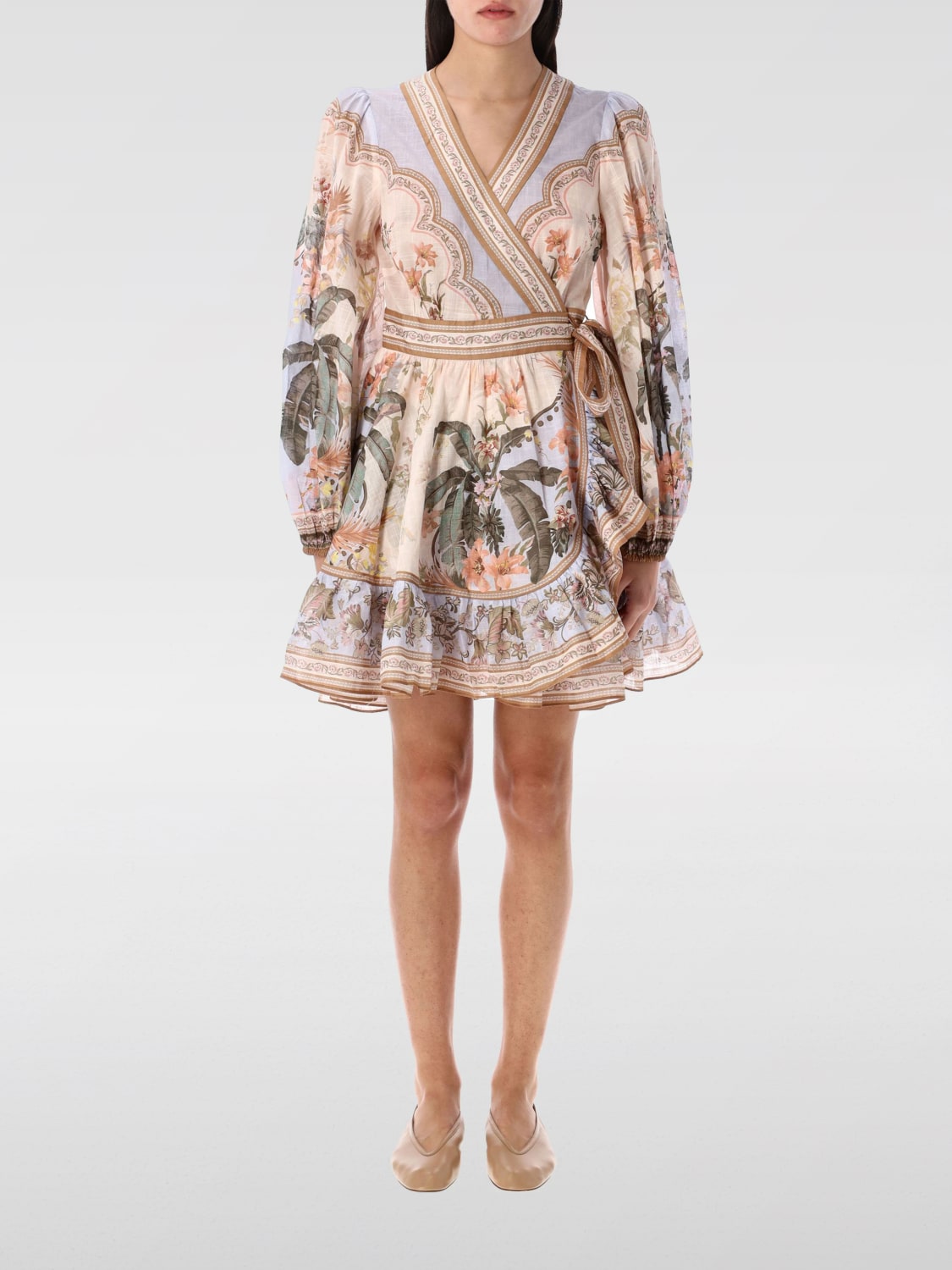 ワンピース Zimmermann DRESS (2445DR251 LIF) Buy Zimmermann Crush midi dress (2445DR251) | Luxury online