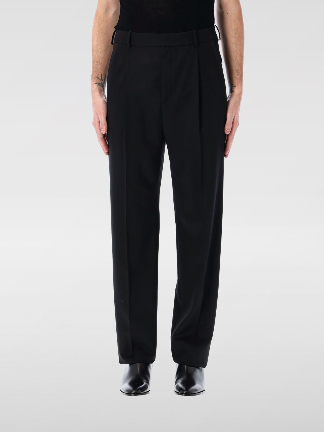 SAINT LAURENT PANTS: Pants men Saint Laurent, Black - Img 1