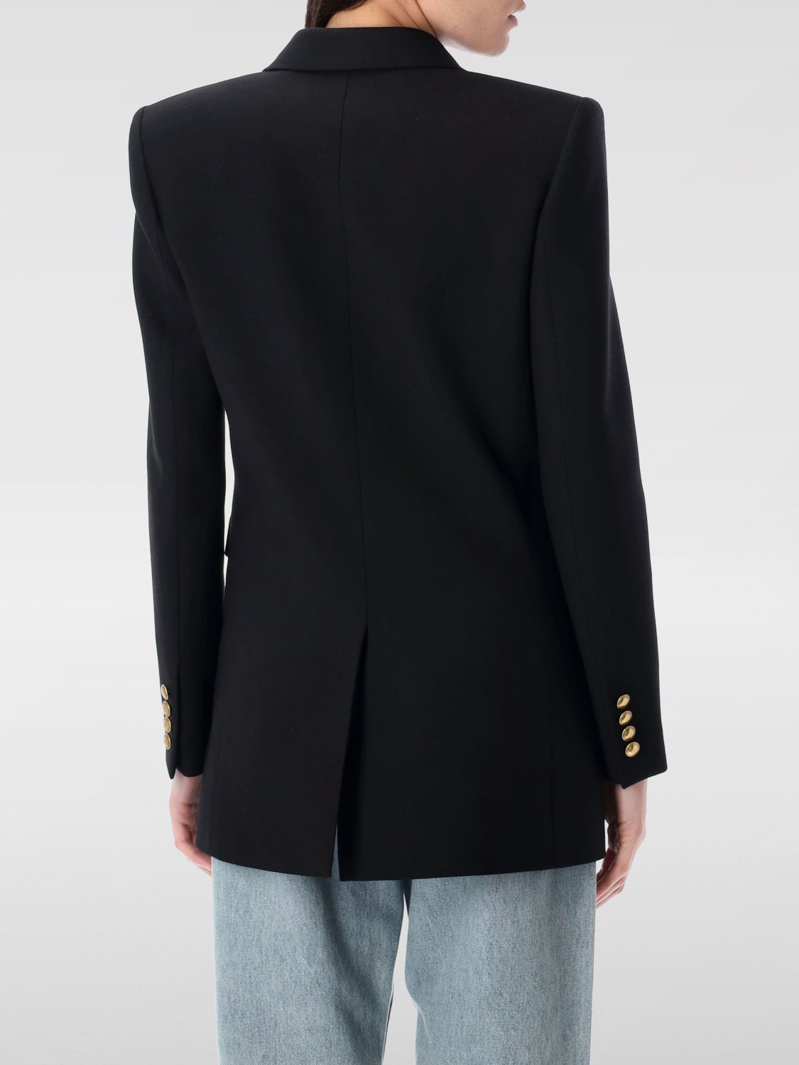 SAINT LAURENT: women's blazer - Black | Saint Laurent blazer