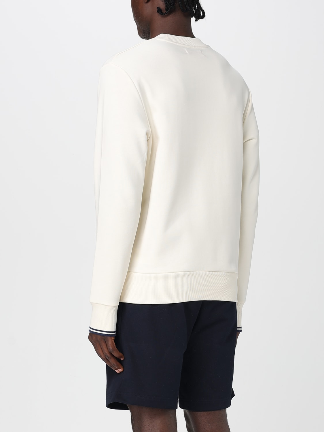 FRED PERRY SWEATSHIRT: Pullover herren Fred Perry, Ivory - Img 2