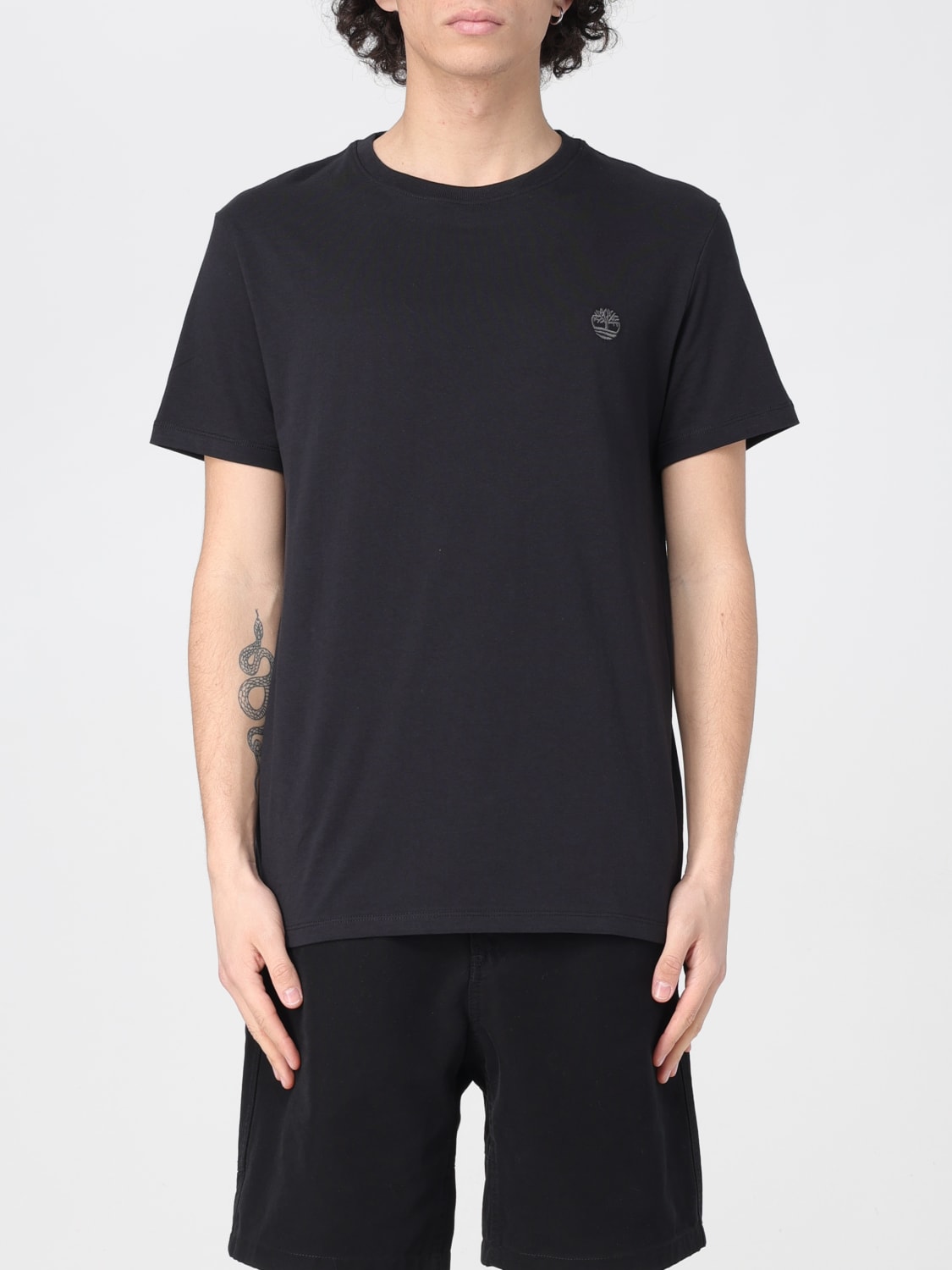 TIMBERLAND T-SHIRT: T-shirt men Timberland, Black - Img 1