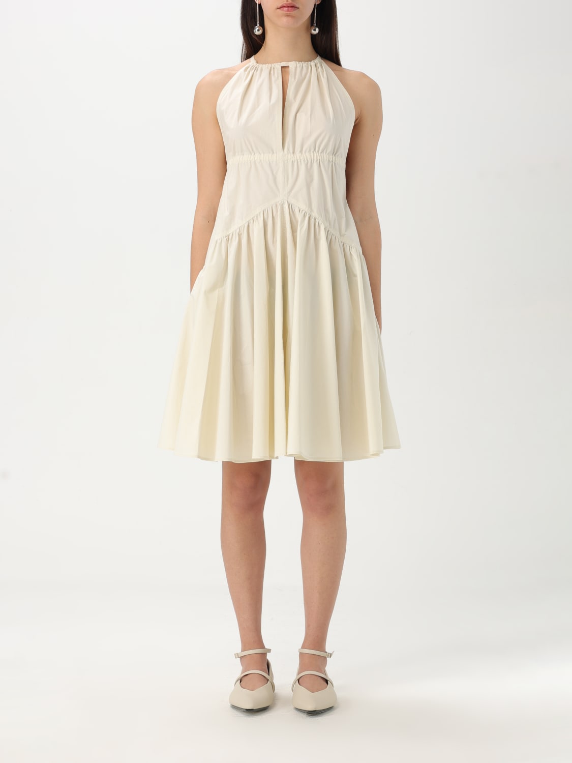ワンピース PHILOSOPHY DI LORENZO SERAFINI Woman Dress Yellow Cream PHILOSOPHY DI LORENZO SERAFINI: Dress woman - Yellow Cream