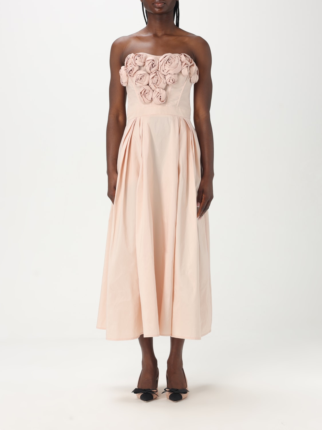 ワンピース ELISABETTA FRANCHI Woman Dress Natural AB777 AR6 ELISABETTA FRANCHI: Dress woman - Natural | Elisabetta