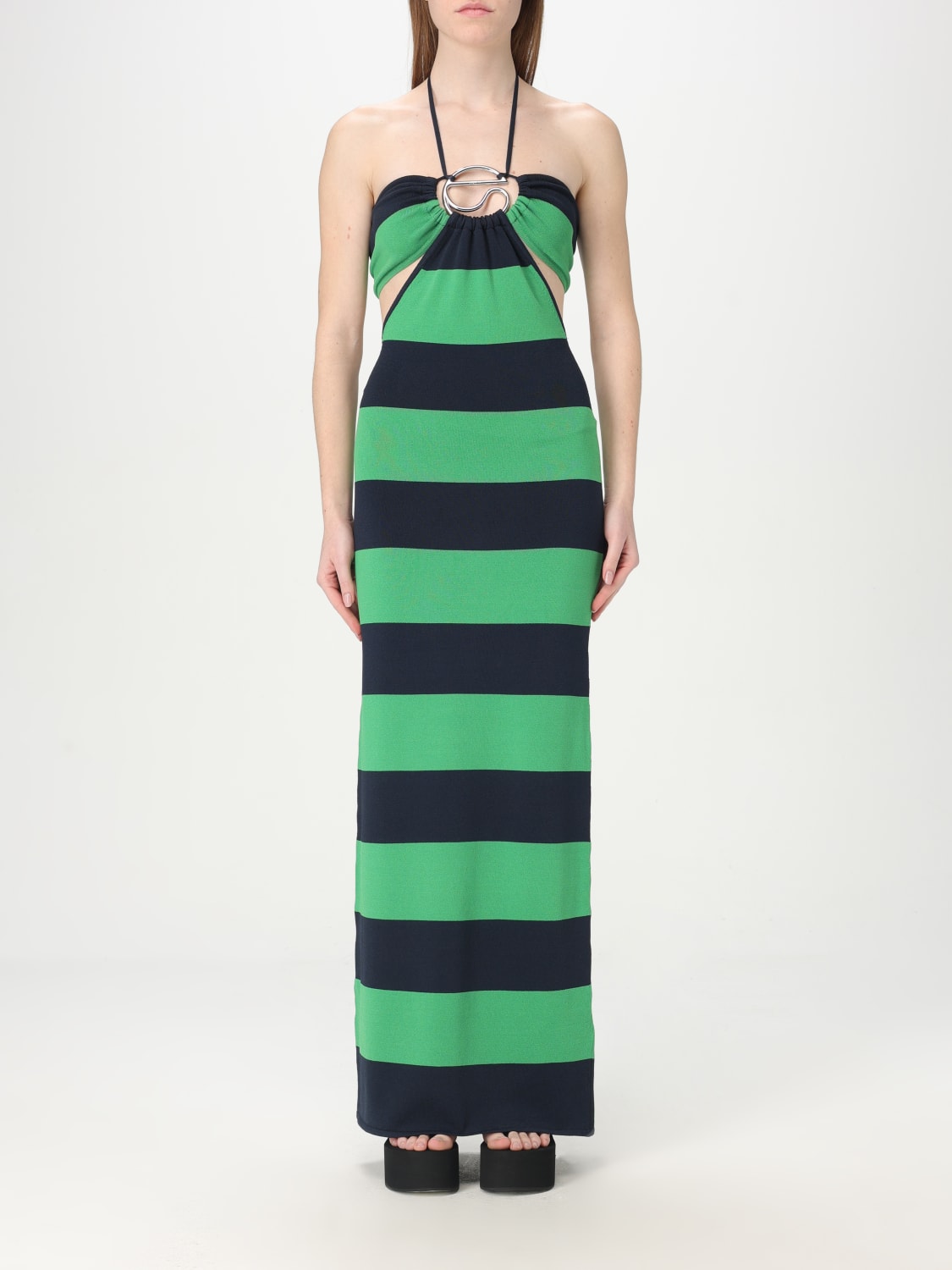 COPERNI DRESS: Dress woman Coperni, Green - Img 1