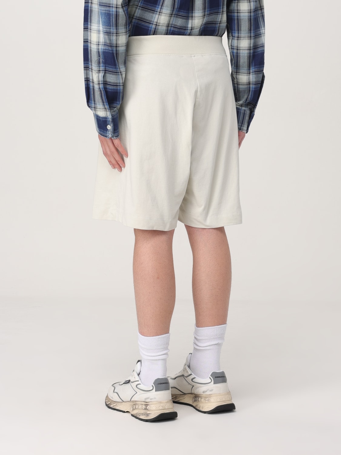 DSQUARED2 ШОРТЫ: Шорты Мужское Dsquared2, Бежевый - Img 3