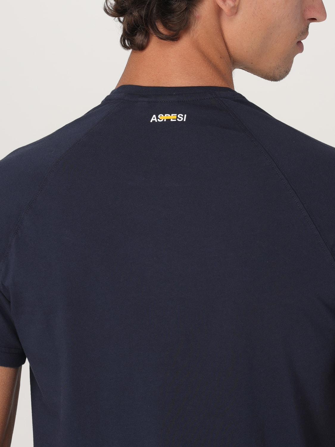 Tシャツ・カットソー ASPESI Men T-shirt Blue AY28A335 01098 ASPESI：Tシャツ メンズ - ブルー | GIGLIO.COMオンラインの