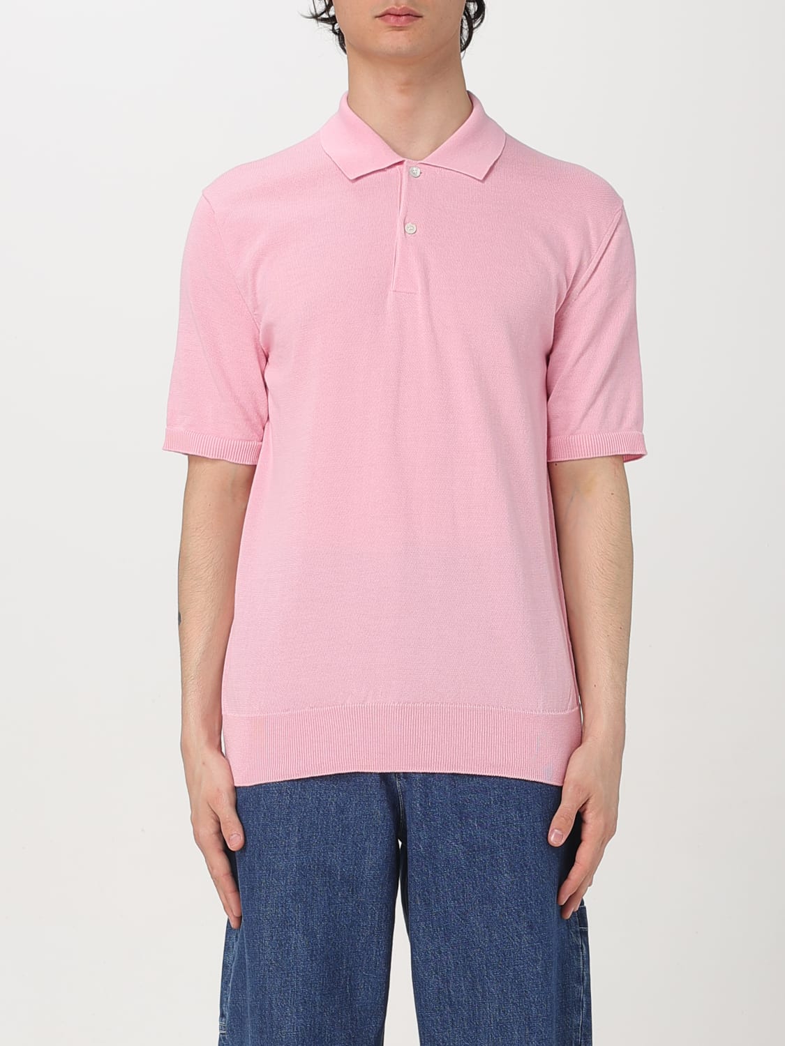 COMME des GARÇONS SHIRT ピンク ポロシャツ COMME DES GARCONS:シャツ メンズ - ピンク | GIGLIO.COM