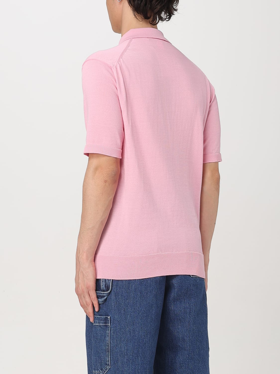 COMME DES GARÇONS POLO SHIRT: Shirt men Comme Des Garçons, Pink - Img 2