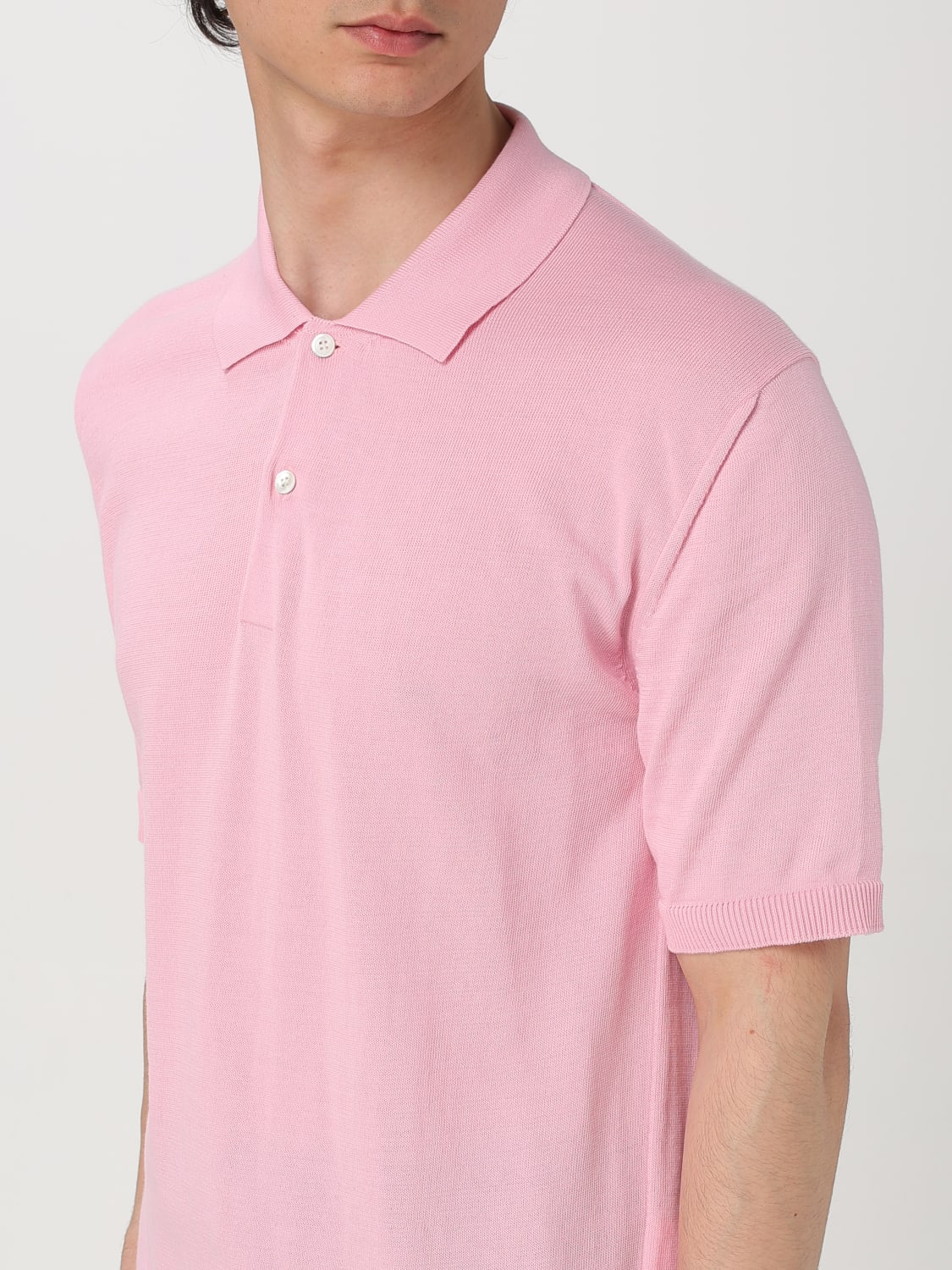 COMME DES GARÇONS POLO SHIRT: Shirt men Comme Des Garçons, Pink - Img 3