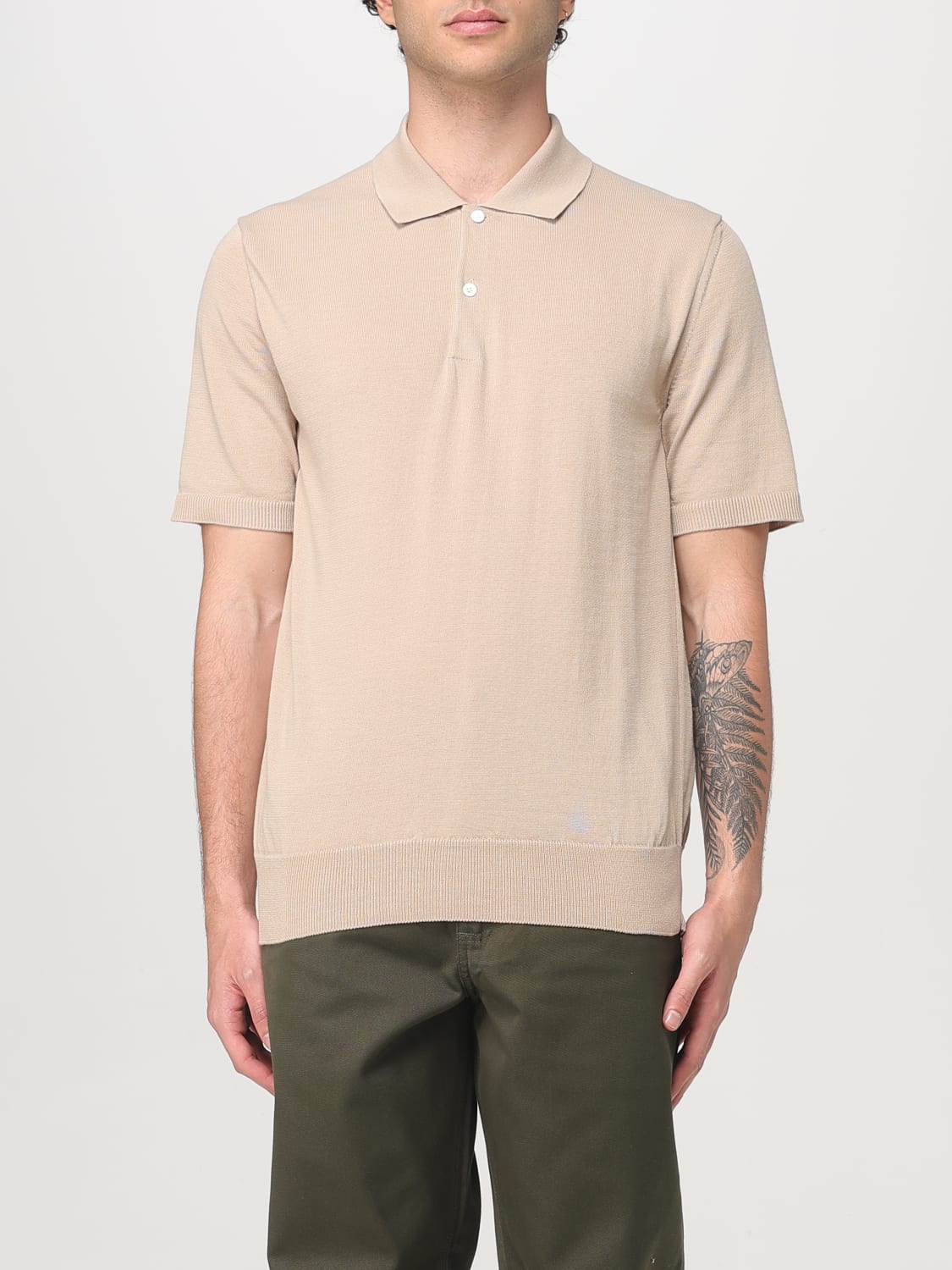 COMME DES GARÇONS POLO SHIRT: Shirt men Comme Des Garçons, Beige - Img 1
