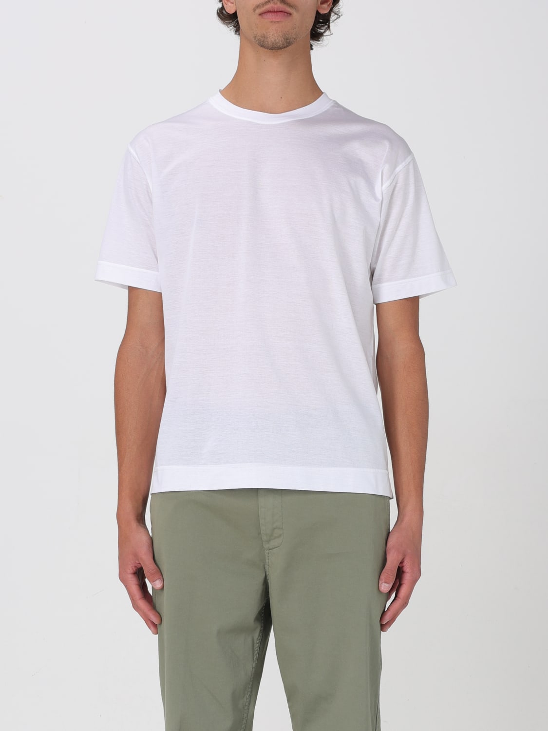 Tシャツ・カットソー TAGLIATORE Men T-shirt White KEYSPWE2509 BIANCO TAGLIATORE: T-shirt men - White | Tagliatore t-shirt