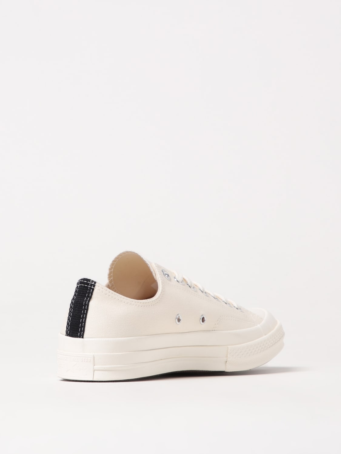 COMME DES GARÇONS PLAY X CONVERSE SNEAKERS: Shoes men Comme Des Garçons Play X Converse, White - Img 3