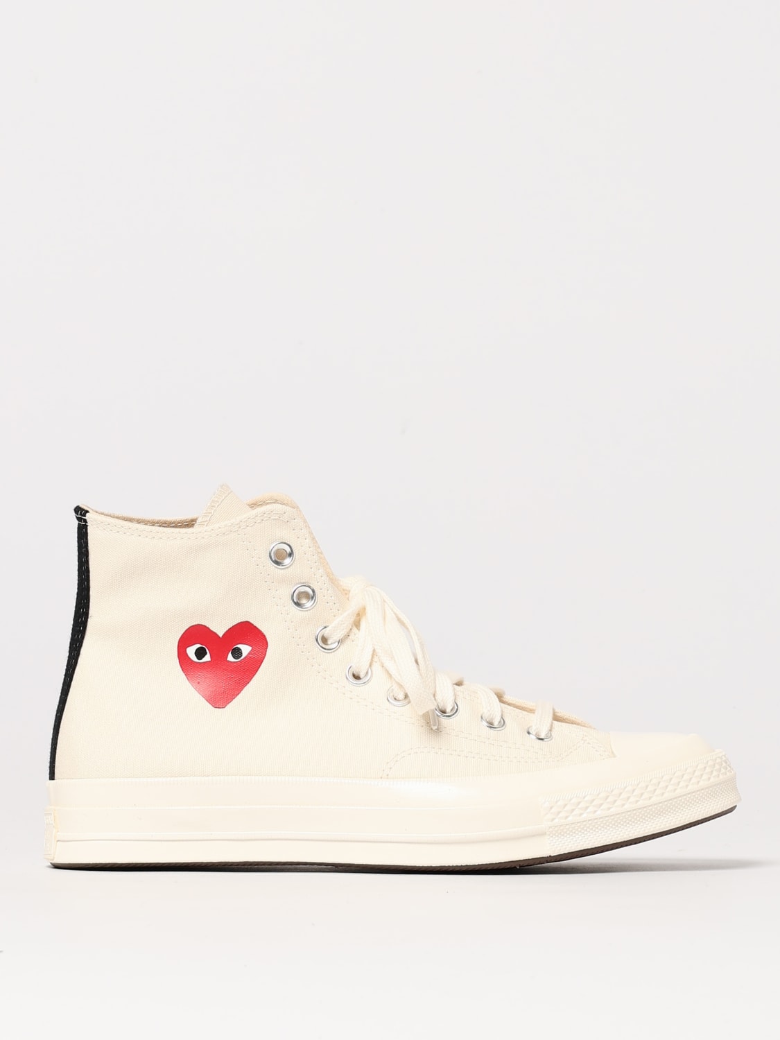 COMME DES GARÇONS PLAY X CONVERSE スニーカー: シューズ メンズ Comme Des Garçons Play X Converse, ホワイト - Img 1