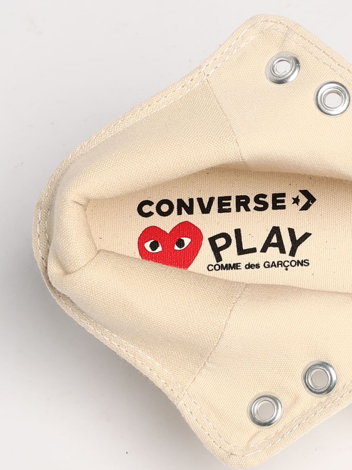 COMME DES GARÇONS PLAY X CONVERSE スニーカー: シューズ メンズ Comme Des Garçons Play X Converse, ホワイト - Img 4