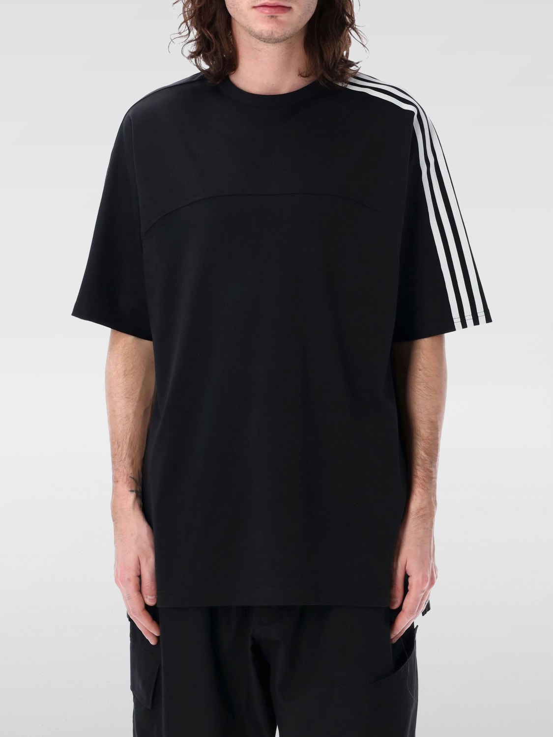 Y-3 T-SHIRT: T-shirt men Y-3, Black - Img 1