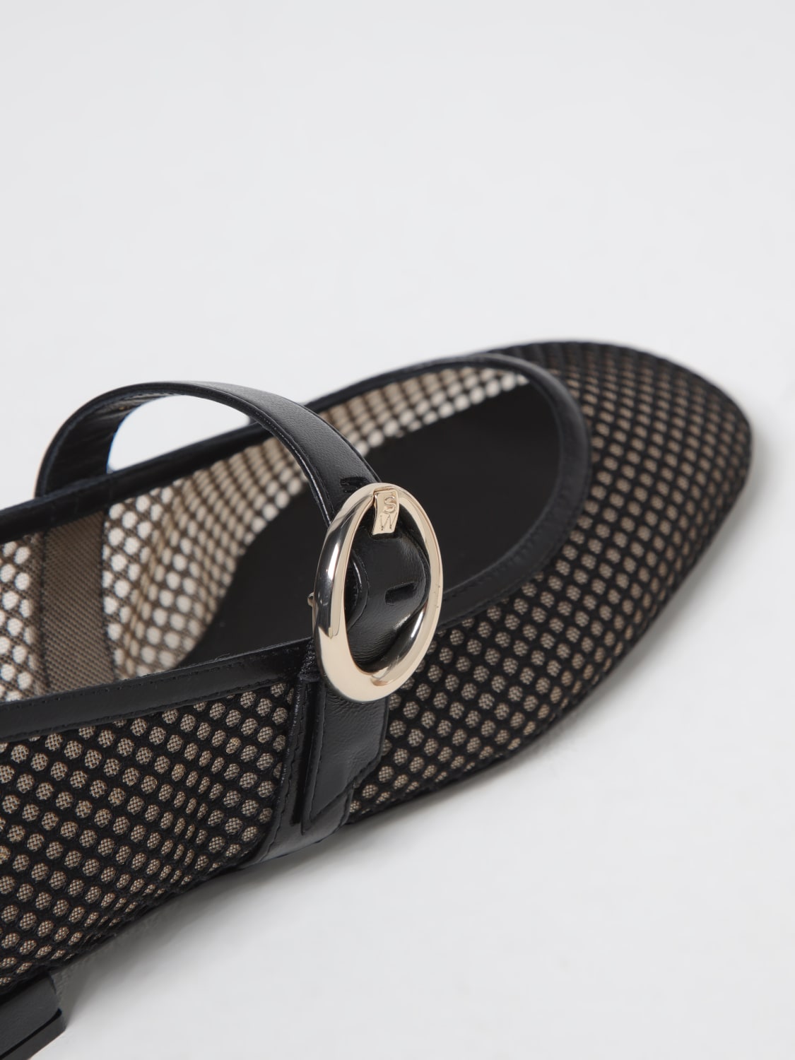 STUART WEITZMAN BALLET FLAT: Loafers woman Stuart Weitzman, Natural - Img 4