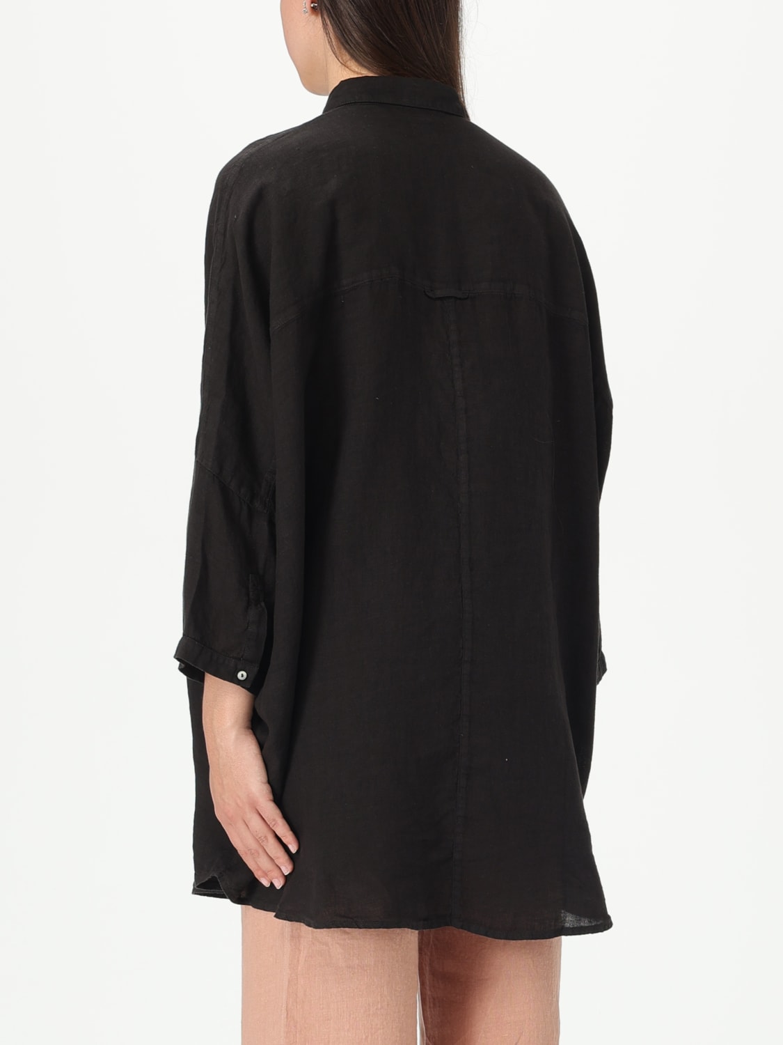 120% LINO SHIRT: Shirt woman 120% Lino, Black - Img 2