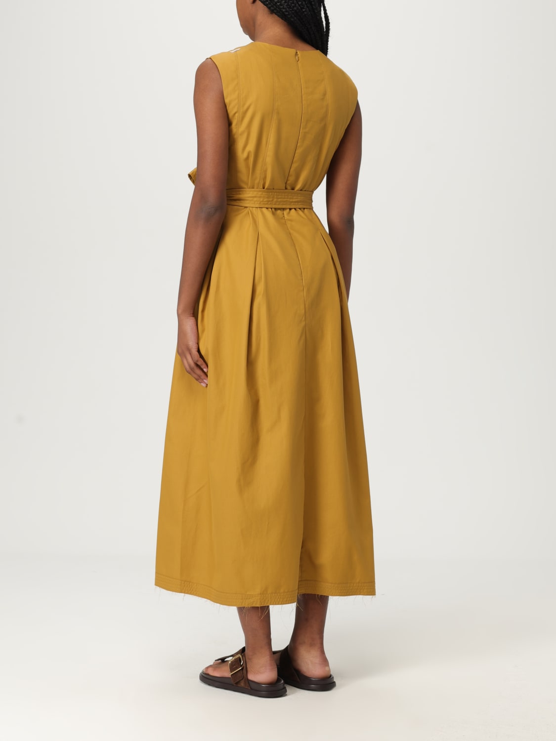 ワンピース 'S Max Mara Woman Dress Ocher 2519221021600 004 S MAX MARA: Dress woman - Ocher | 'S Max Mara dress