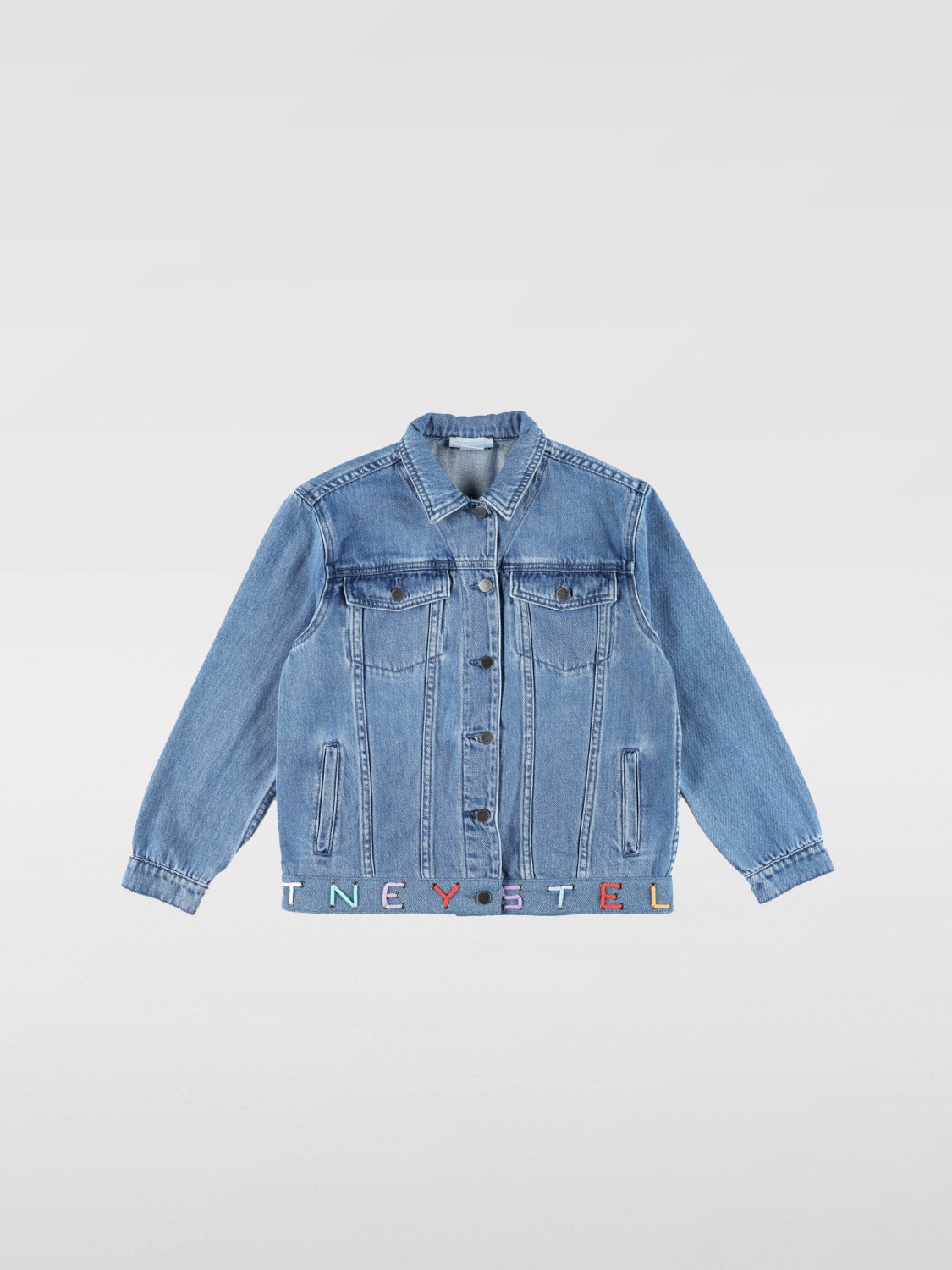 STELLA MCCARTNEY KIDS JACKET: Jacket kids Stella McCartney Kids, Denim - Img 1