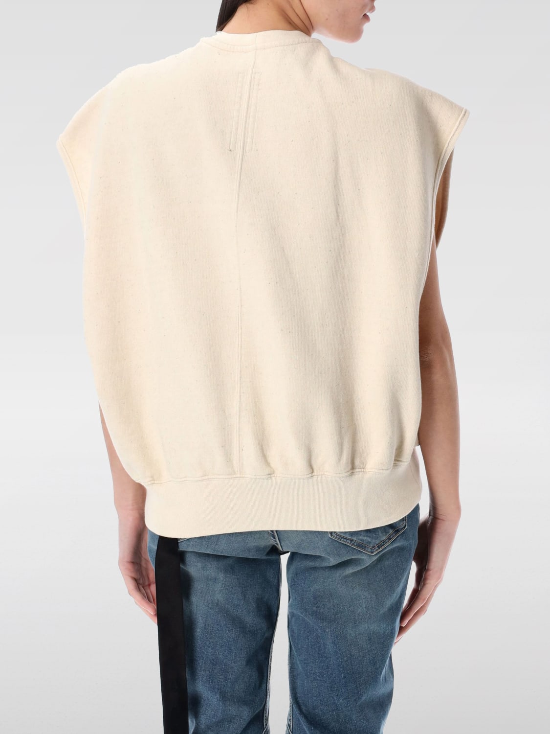 RICK OWENS DRKSHDW SWEATSHIRT: Pullover damen Rick Owens Drkshdw, Beige - Img 2