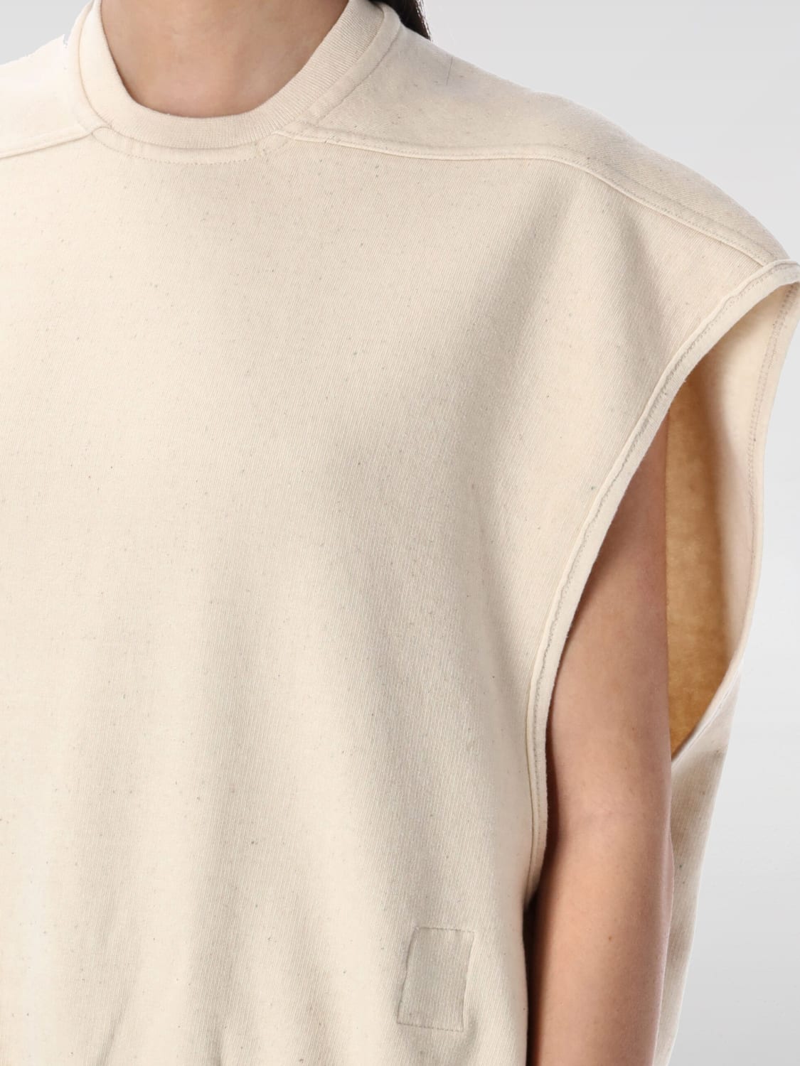 RICK OWENS DRKSHDW SWEATSHIRT: Pullover damen Rick Owens Drkshdw, Beige - Img 3
