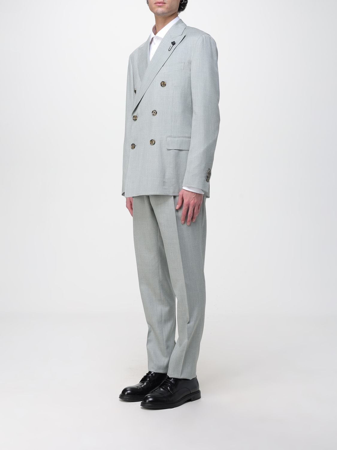 LARDINI SUIT: Suit men Lardini, Grey - Img 4