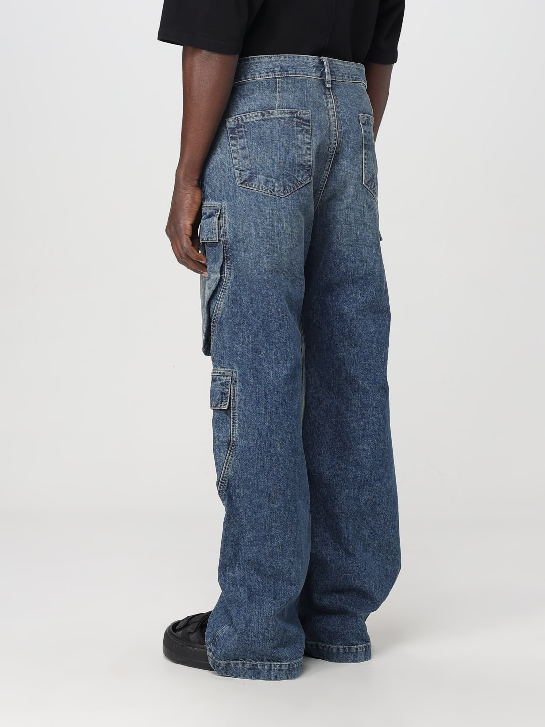 RICK OWENS DRKSHDW JEANS: Rick Owens Drkshdw men's jeans, Blue - Img 3