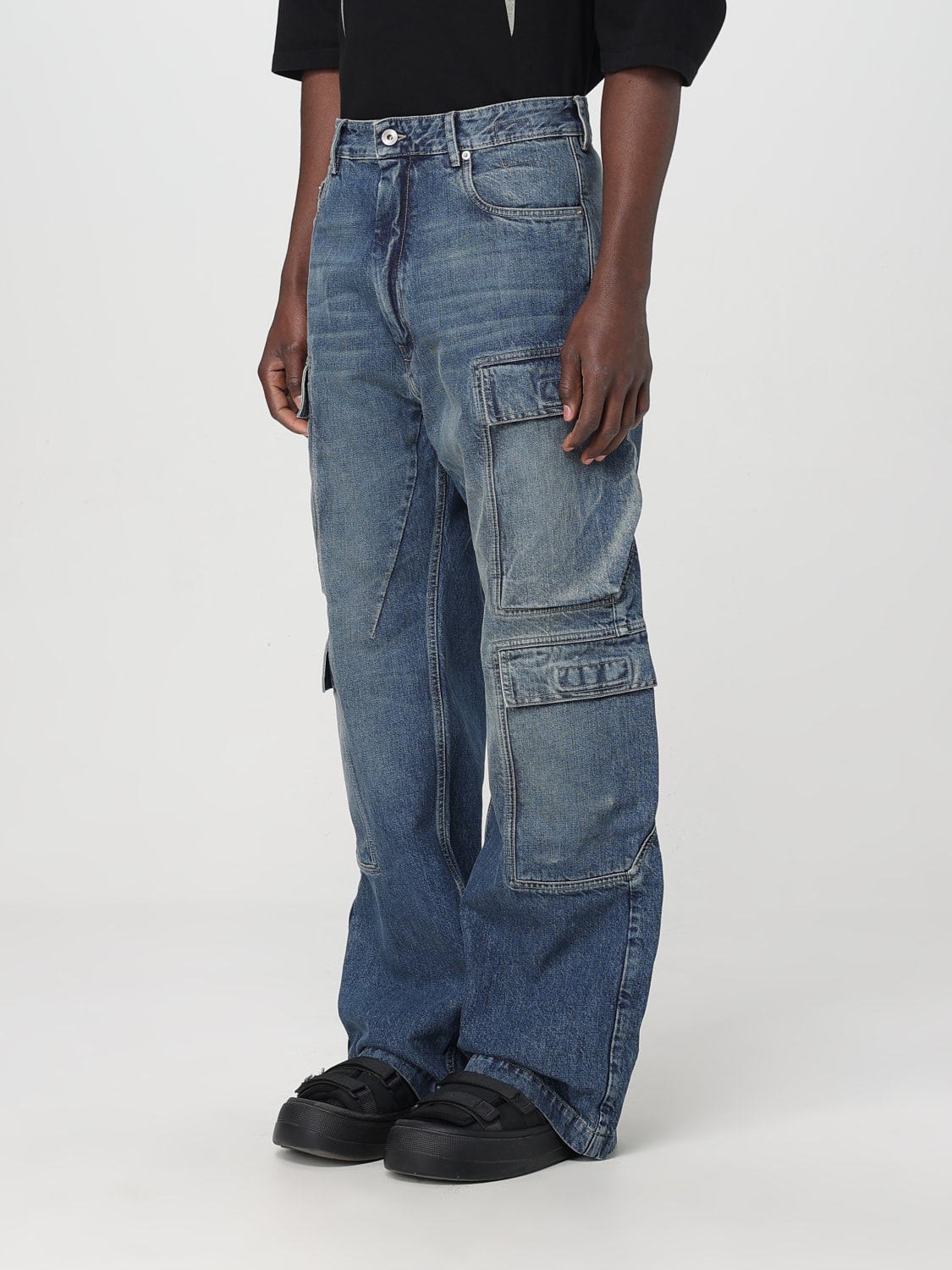 RICK OWENS DRKSHDW JEANS: Rick Owens Drkshdw men's jeans, Blue - Img 4