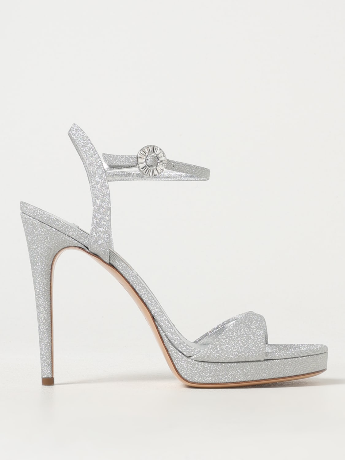 シューズ・サンダルその他 CASADEI Woman Flat sandals Silver 1L329J1001C2647 9700 CASADEI: Flat sandals woman - Silver | Casadei heeled
