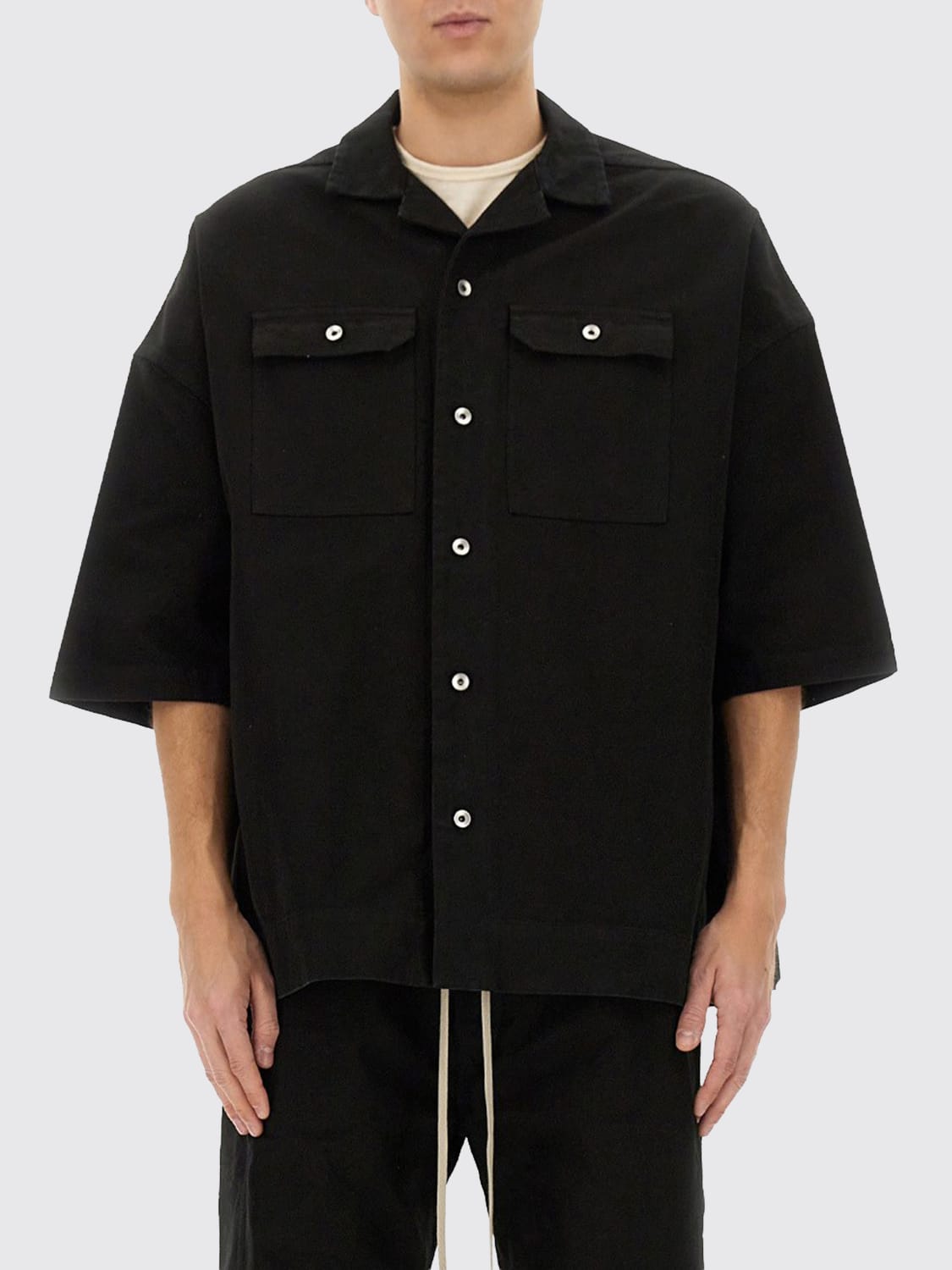 RICK OWENS DRKSHDW HEMD: Hemd herren Rick Owens Drkshdw, Schwarz - Img 1