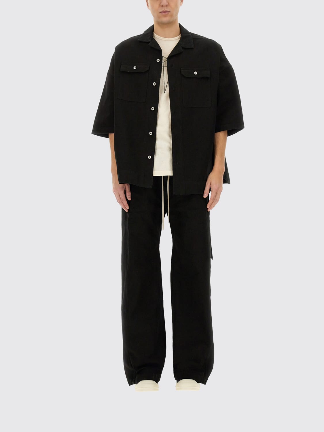 RICK OWENS DRKSHDW HEMD: Hemd herren Rick Owens Drkshdw, Schwarz - Img 2