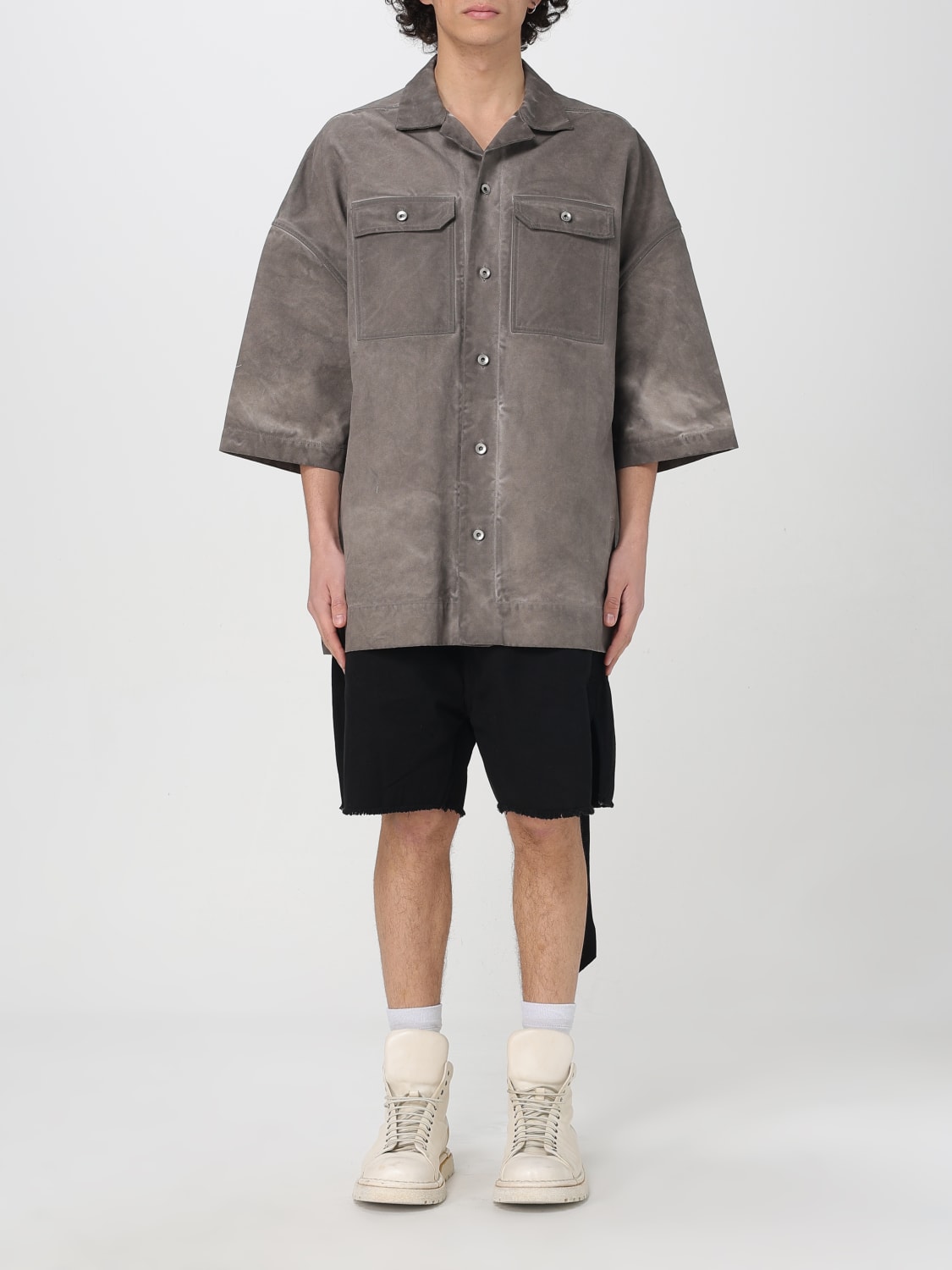 RICK OWENS DRKSHDW HEMD: Hemd herren Rick Owens Drkshdw, Grau - Img 1