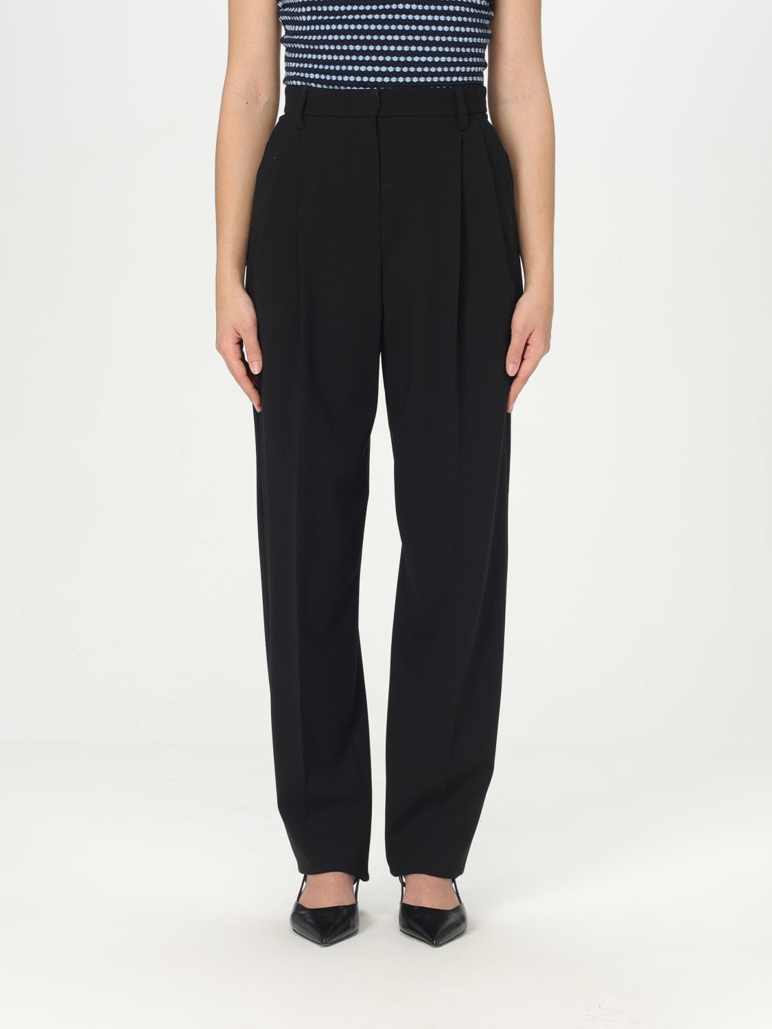パンツ EMPORIO ARMANI Woman Pants Black 0NP3AT02002 999 EMPORIO ARMANI: Pants woman - Black | Emporio Armani pants